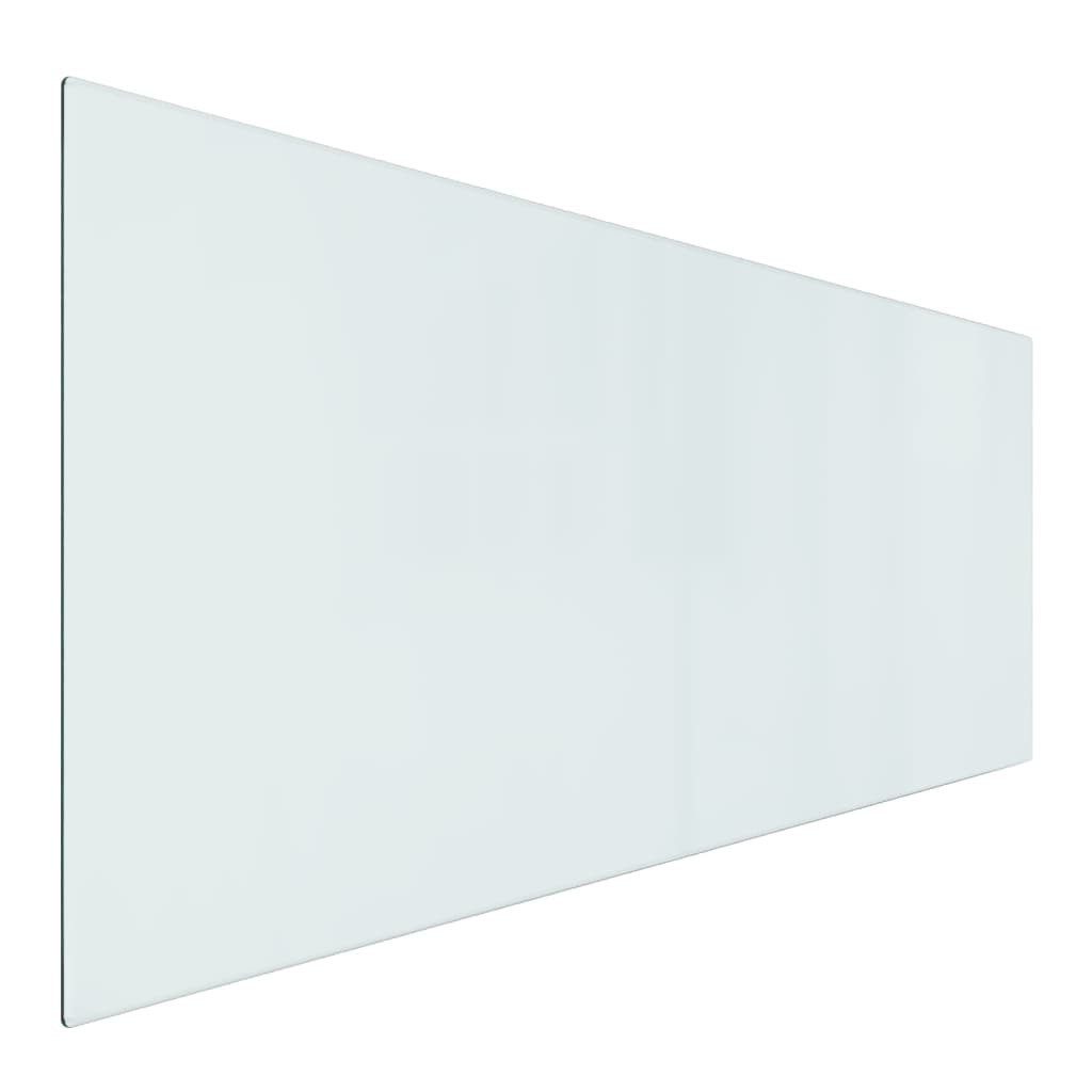 vidaXL Glas Kaminofen Glasplatte Rechteckig 120x50 cm, 1-tlg.