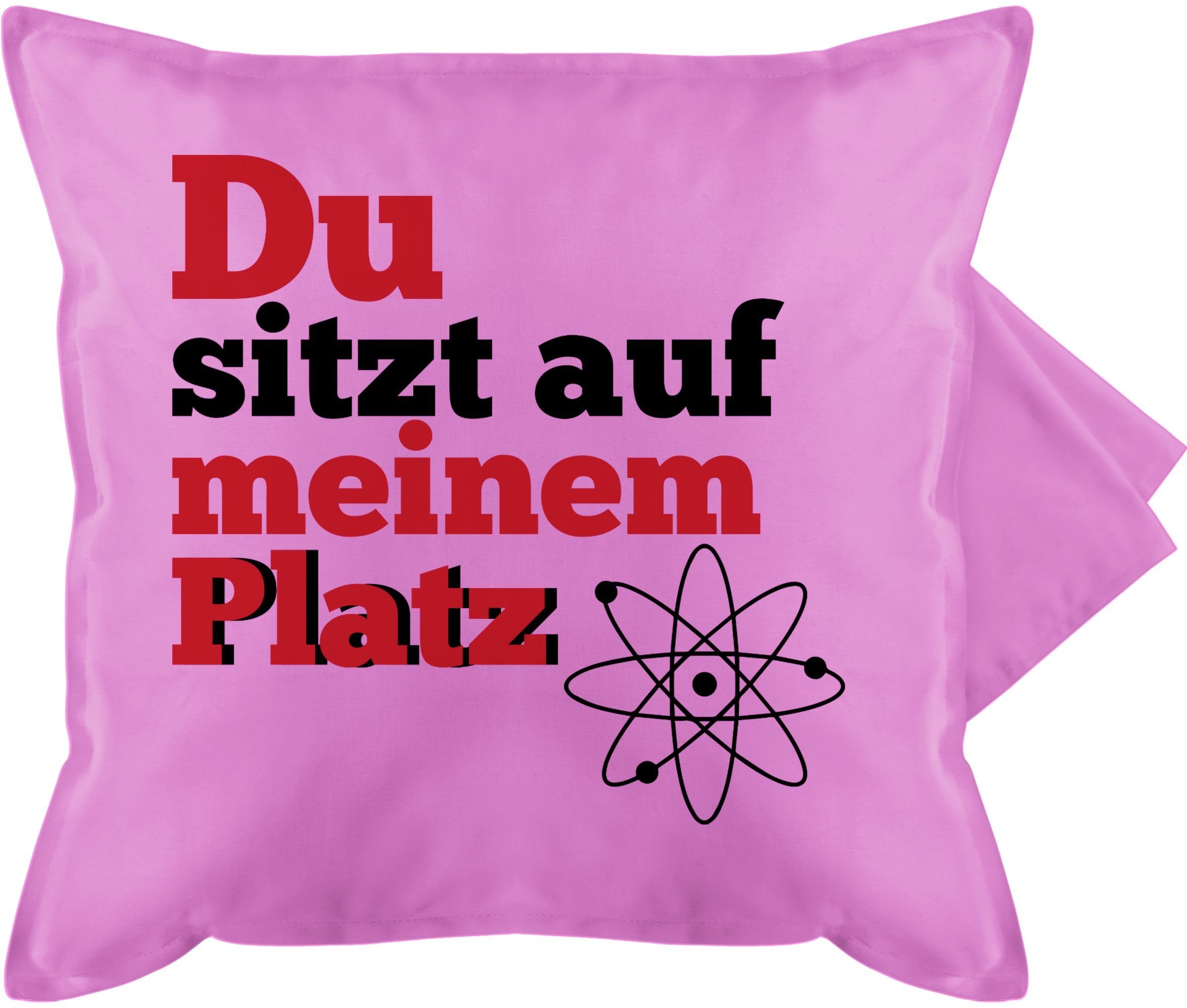 Kissenbezüge Du sitzt auf meinem Platz, Shirtracer (1 Stück), Deko-Kissen mit Spruch