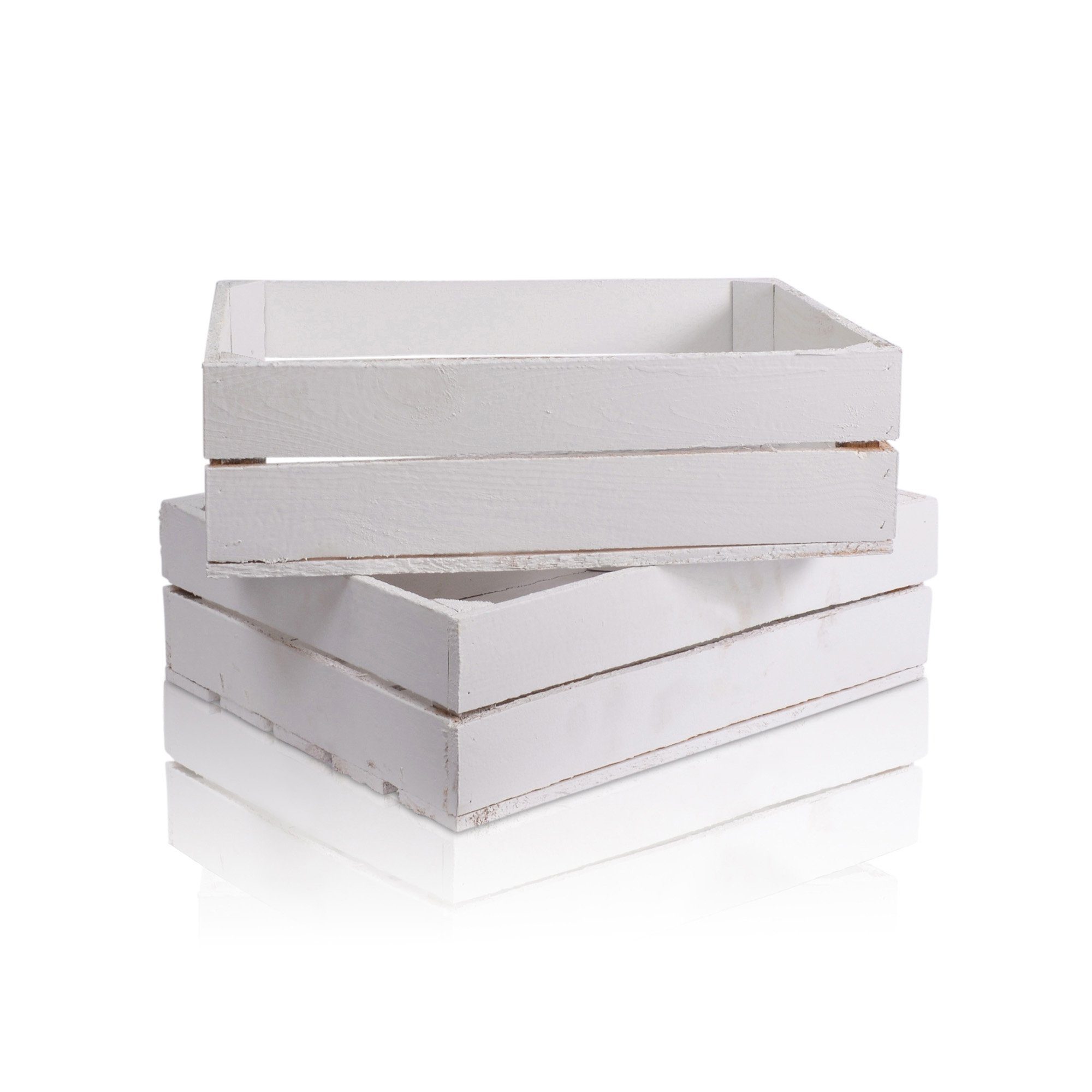 CHICCIE Holzkiste Regale Weiß 50x40x15cm - günstig online kaufen