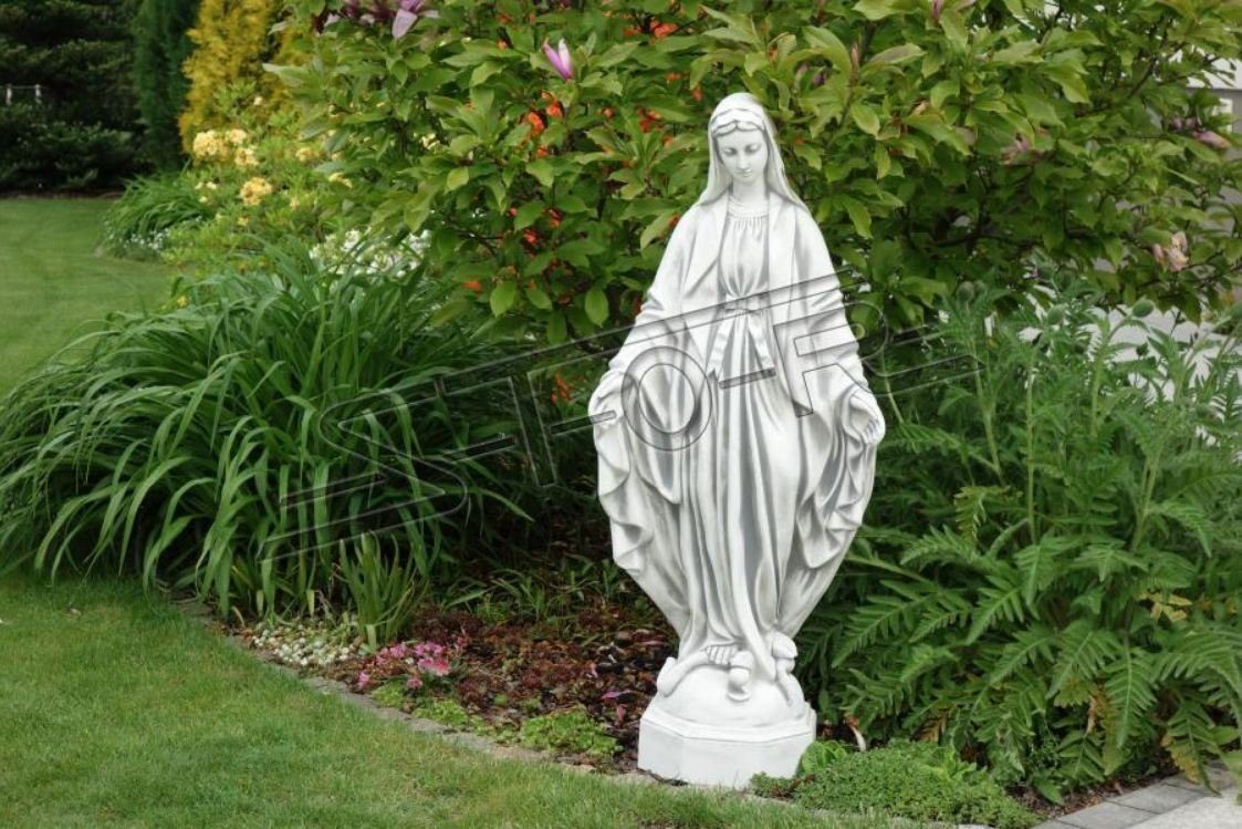 JVmoebel Skulptur Mutter Jesus Deko 118cm Garten Heilige Skulptur Statue S101188 Grab Figur Maria