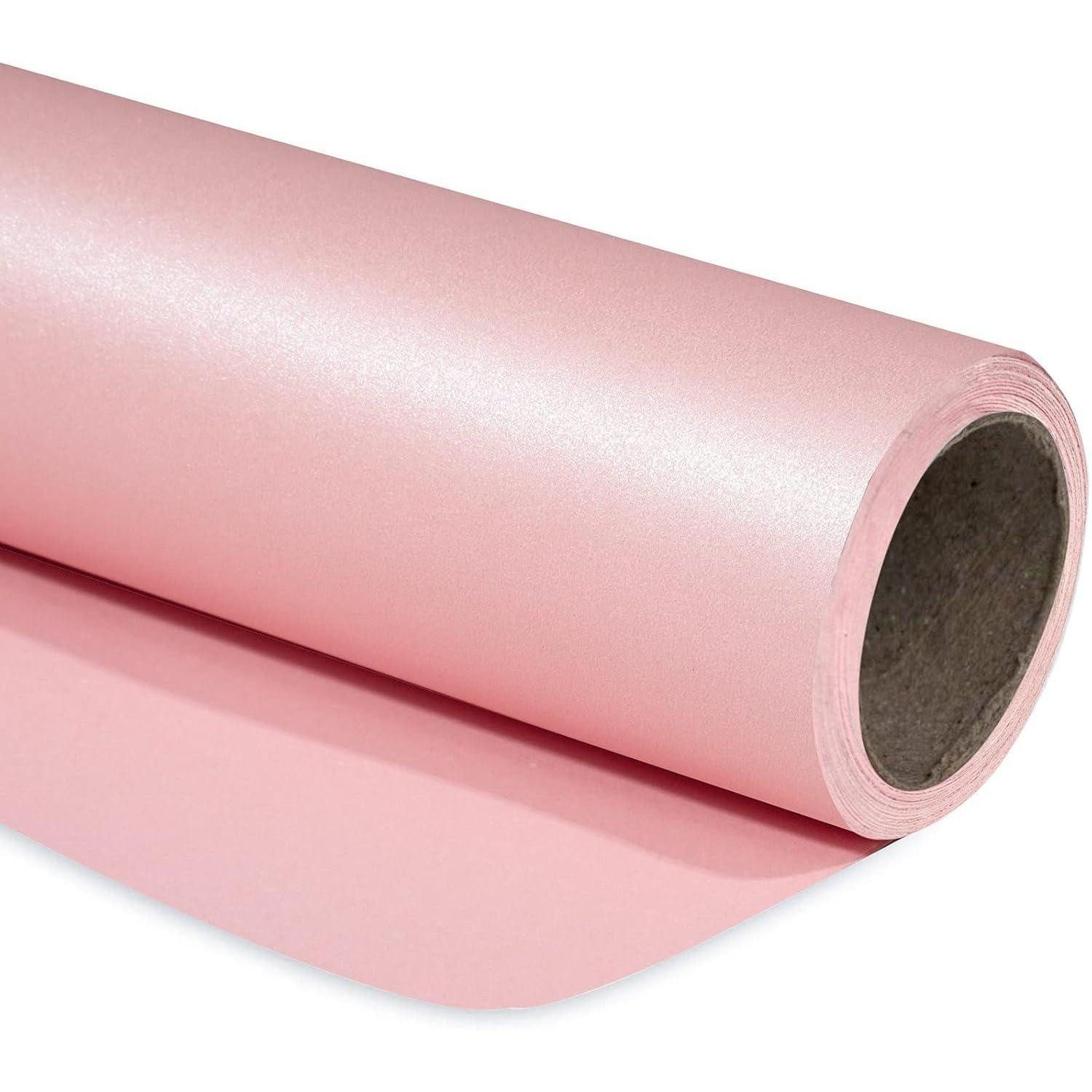 Geschenkpapier Geschenkpapier Minirolle Mattes Perlmutt 10m Hochzeit Rosa