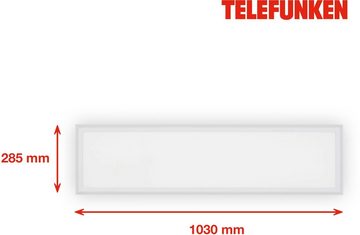 Telefunken LED Panel 321706TF MAGIC FRAMELIGHT, CCT - über Fernbedienung, RGB, LED fest integriert, Farbwechsler, Kaltweiß, Neutralweiß, Tageslichtweiß, Warmweiß, CCT, RGB Magic, Fernbedienung, weiß, 102, 5 x 27, 5 x 6, 5 cm