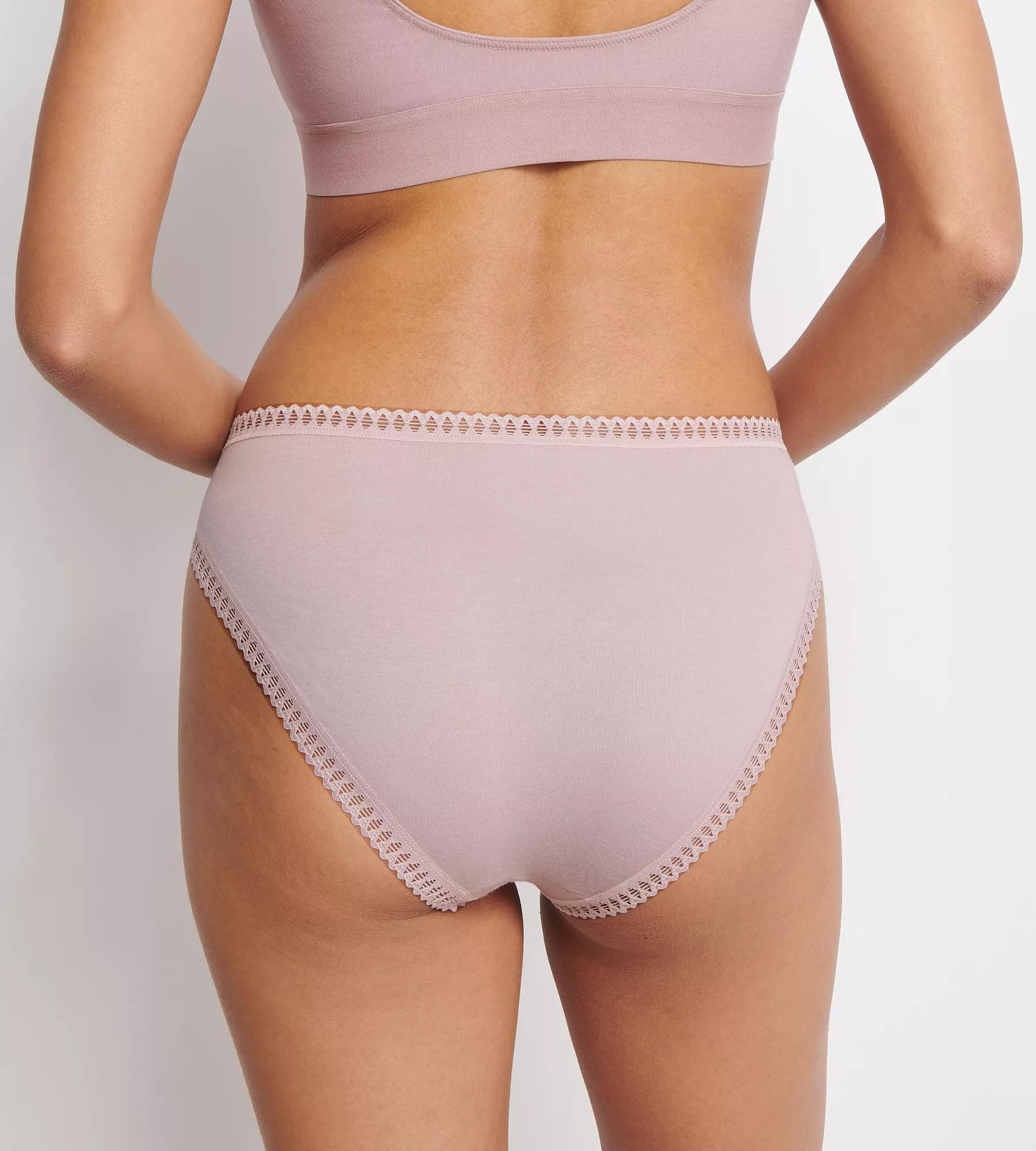 sloggi Slip GO Crush (3er Pack) mit Spitzendetails, Multipack, hoher Beinausschnitt
