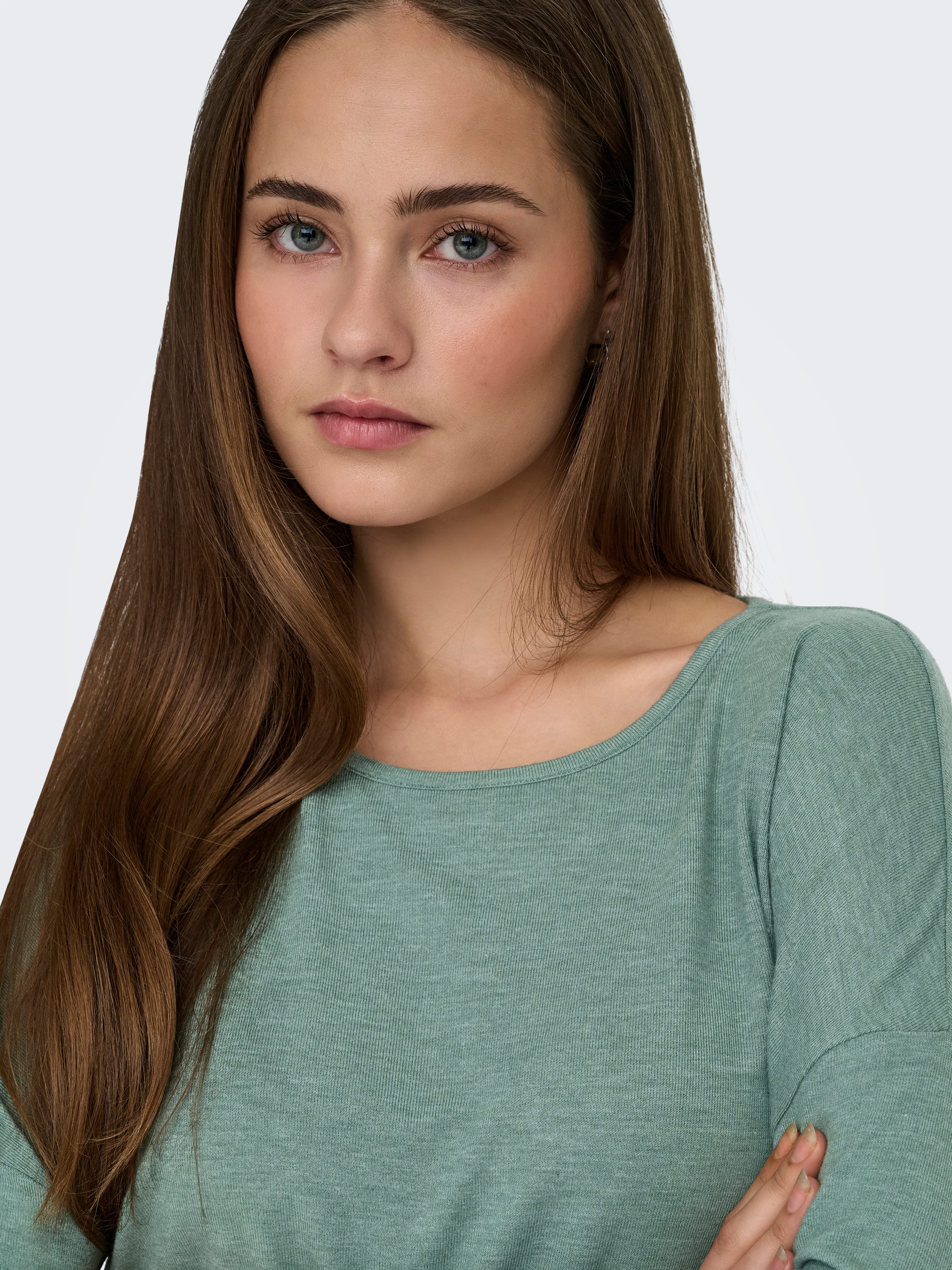 ONLY 3/4-Arm-Shirt ONLGLAMOUR 3/4 TOP JRS NOOS in lässiger Oversize-Form