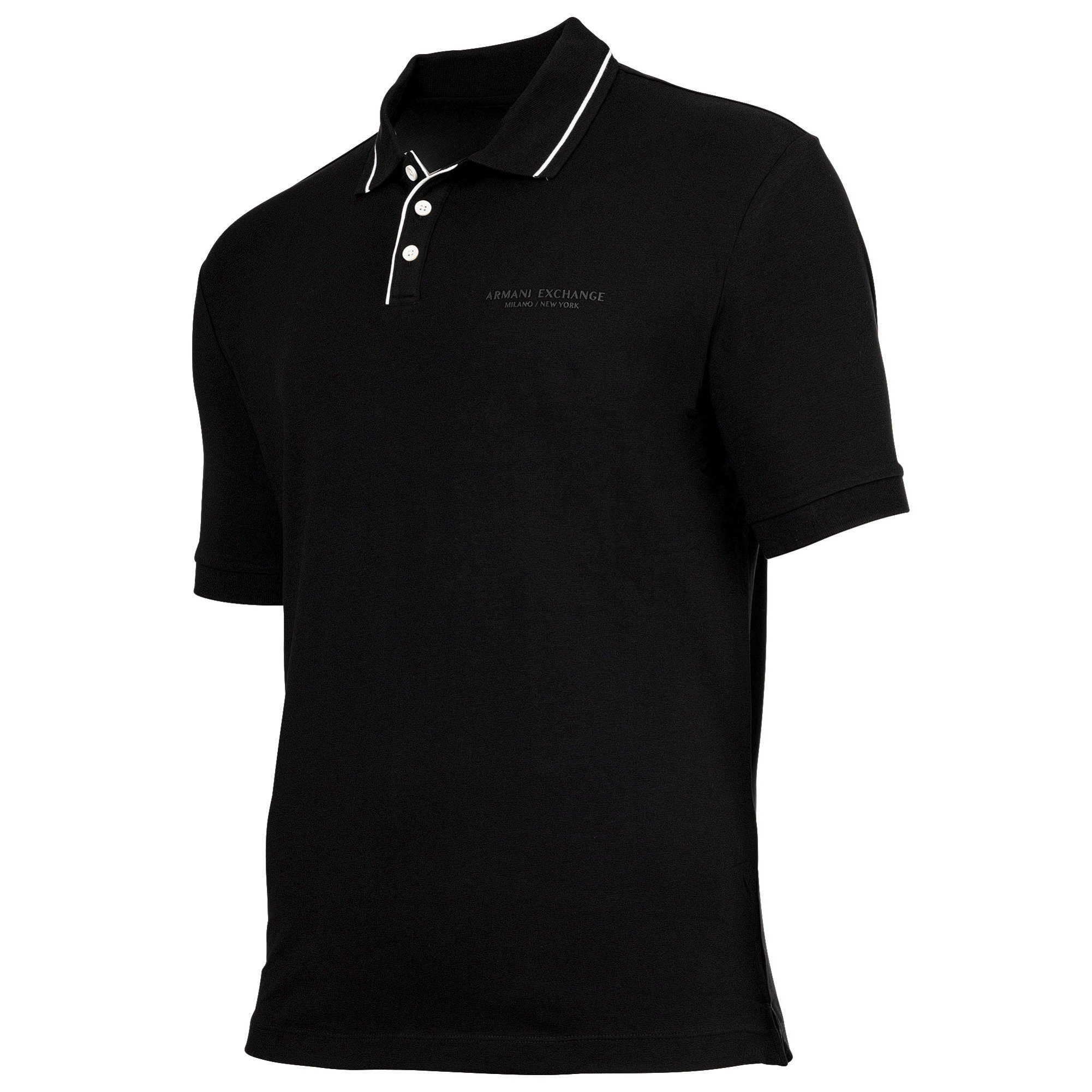 ARMANI EXCHANGE Poloshirt Herren Poloshirt 1er Pack Baumwolle POLO SHIRT (Packung, 1er Pack)