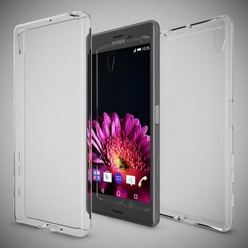 Nalia Smartphone-Hülle Sony Xperia X, Klare Silikon Hülle / Extrem Transparent / Vergilbungsfrei / Stoßfest / Kratzfest / Durchsichtige Dünne Schutzhülle / Clear Phone Case / Soft Cover / Anti-Gelb / Flexibel / Handy-Schale Etui Bumper Phone Backcover Handycase Handycover