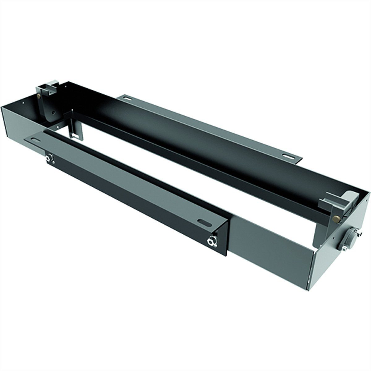 Bachmann TOP FRAME UT 8fach ohne Klappe Gehäuse sw Einbau-Tischsteckdosenleiste, 925.101