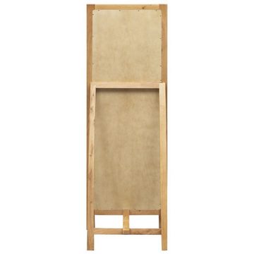 vidaXL Spiegel Standspiegel 48 x 46,5 x 150 cm Massivholz Eiche (1-St)