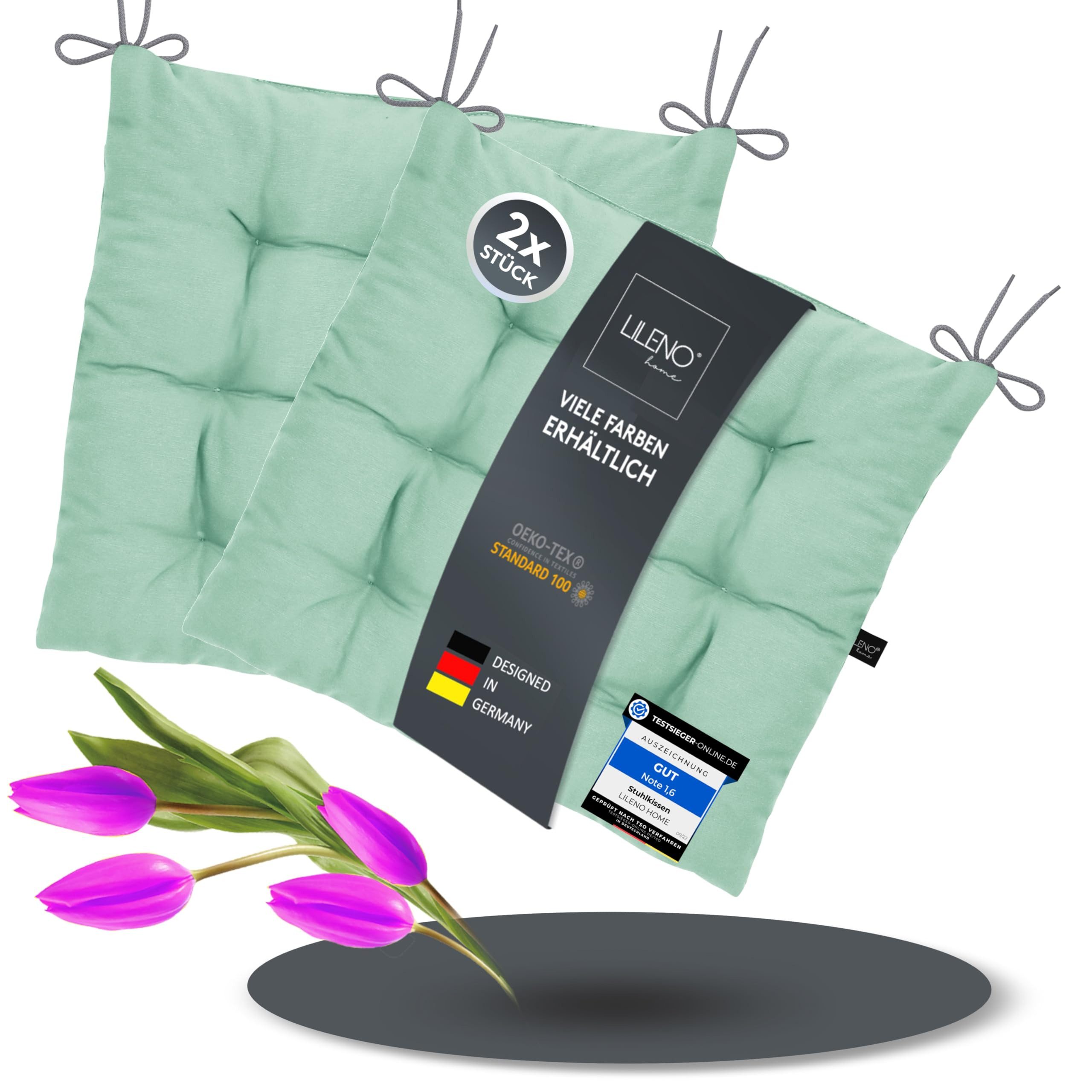 LILENO HOME Stuhlkissen Sitzkissen für Gartenstuhl, günstig online kaufen