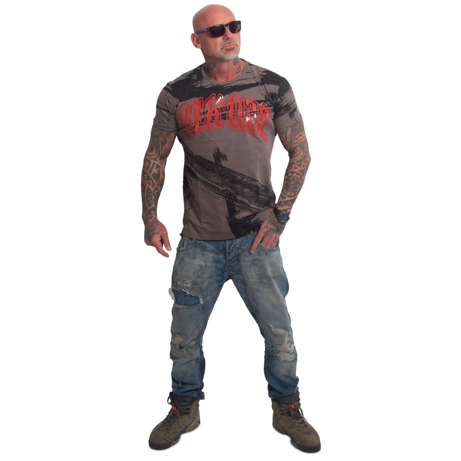 YAKUZA T-Shirt Care Allover