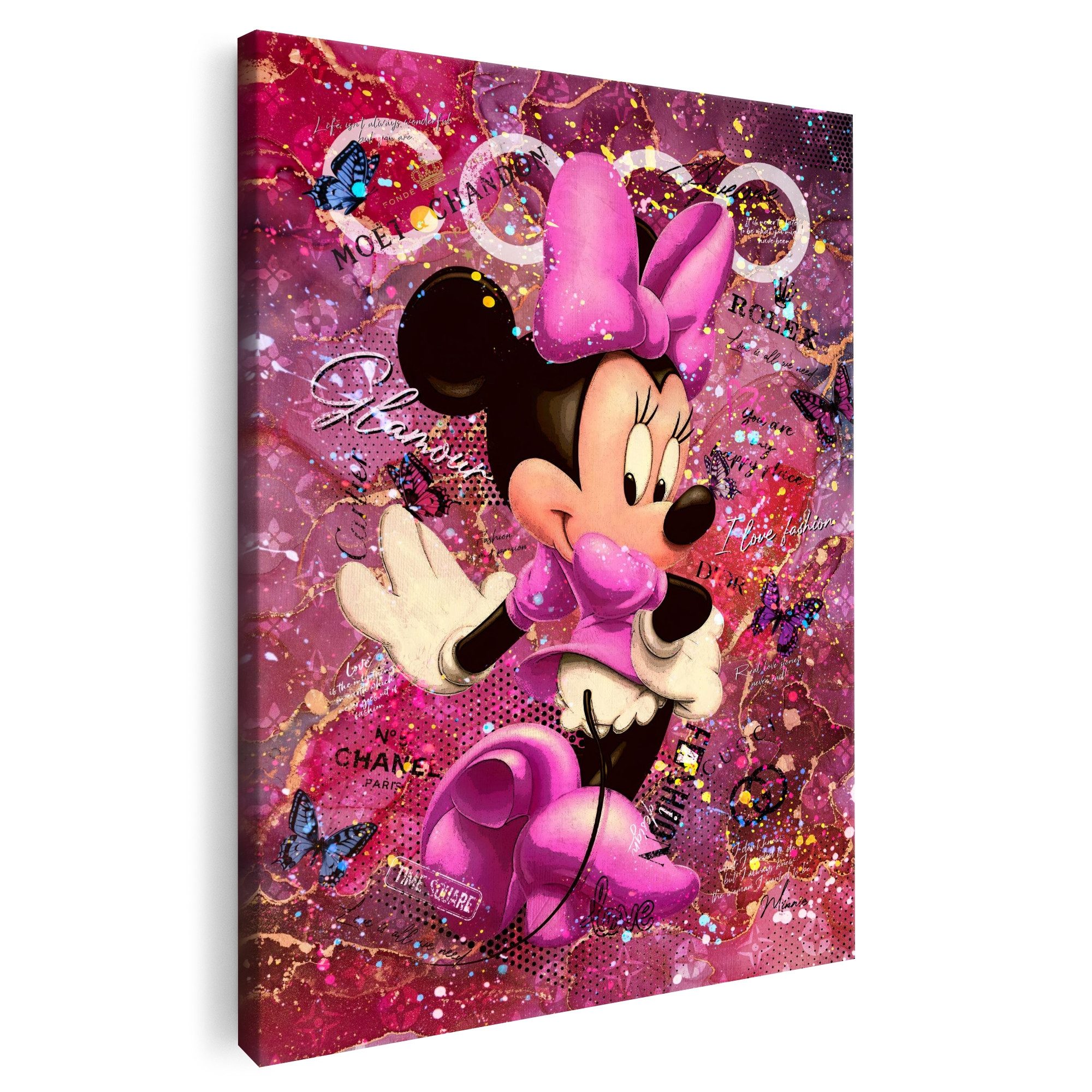 Artmazing Leinwandbild Glamour Mouse, XXL Leinwand günstig online kaufen