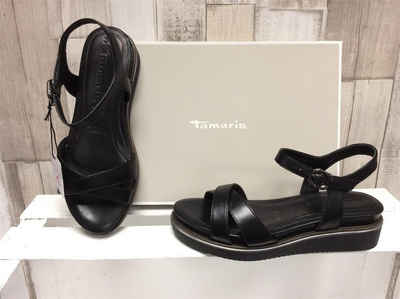 Tamaris Tamaris Damen Sandale schwarz Sandalette