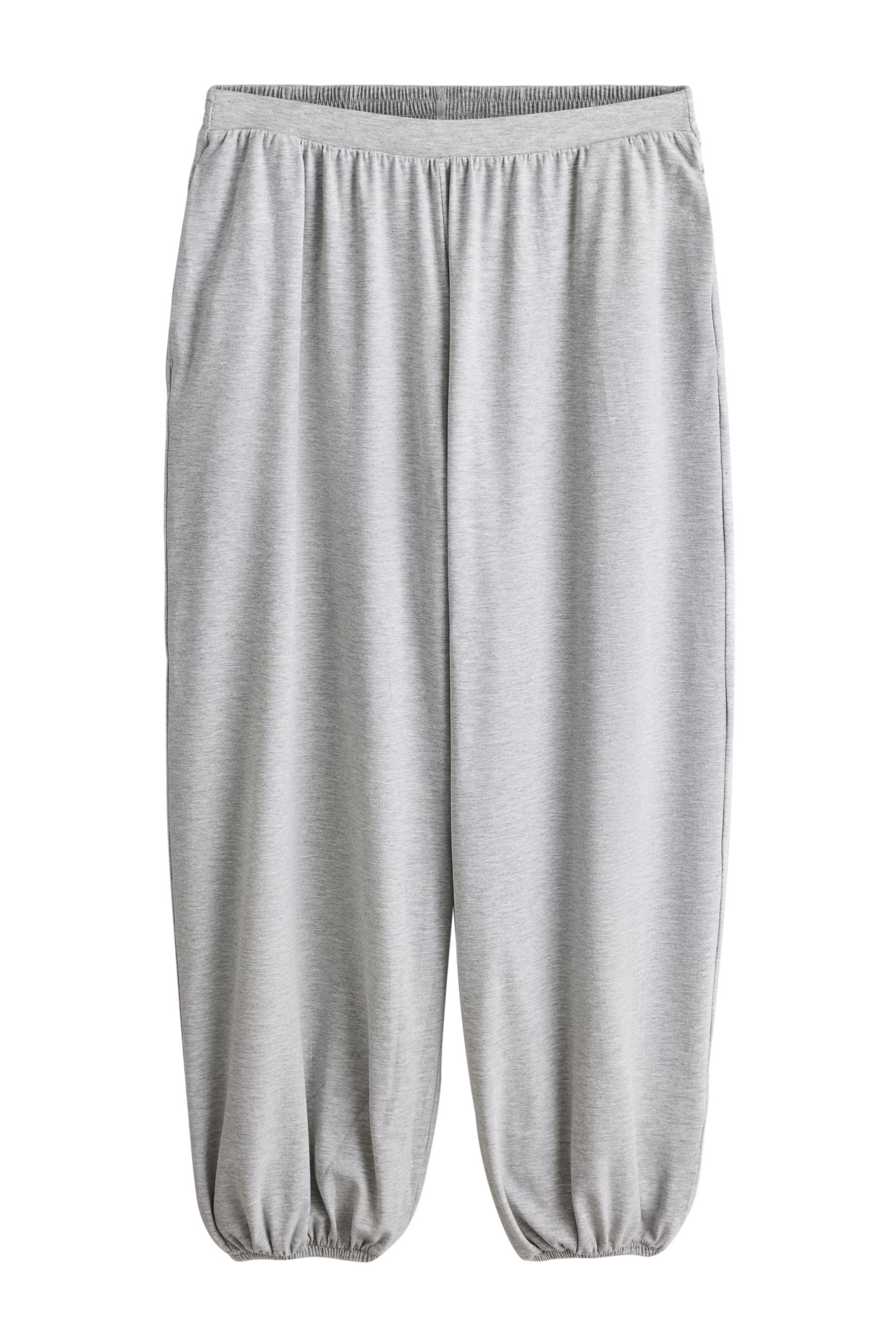 Next Pyjama Geknöpfter Langarm-Schlafanzug mit Ballon-Hose (2 tlg)