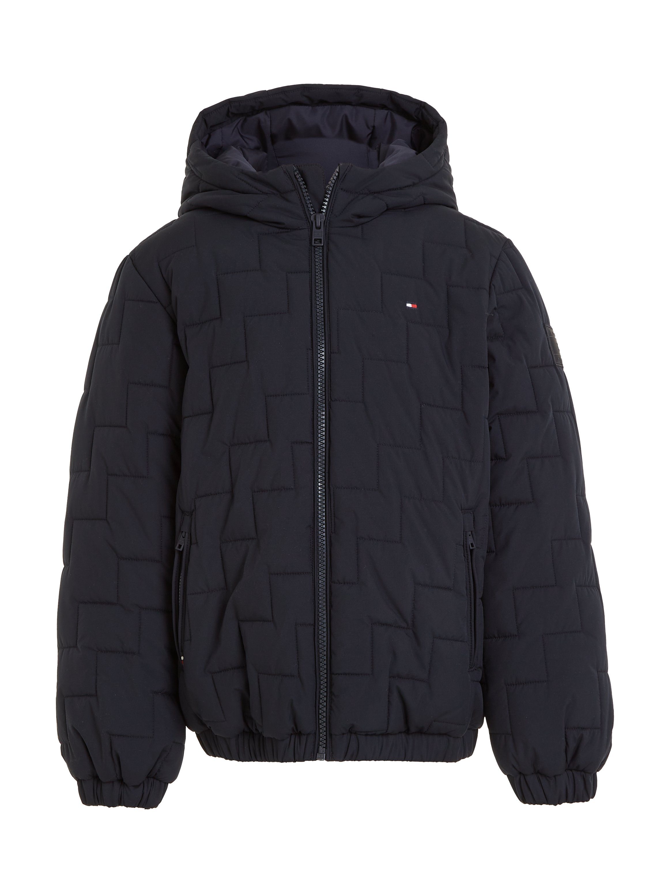 mit Tommy Markendetails Steppjacke JACKET Hilfiger QUILTED