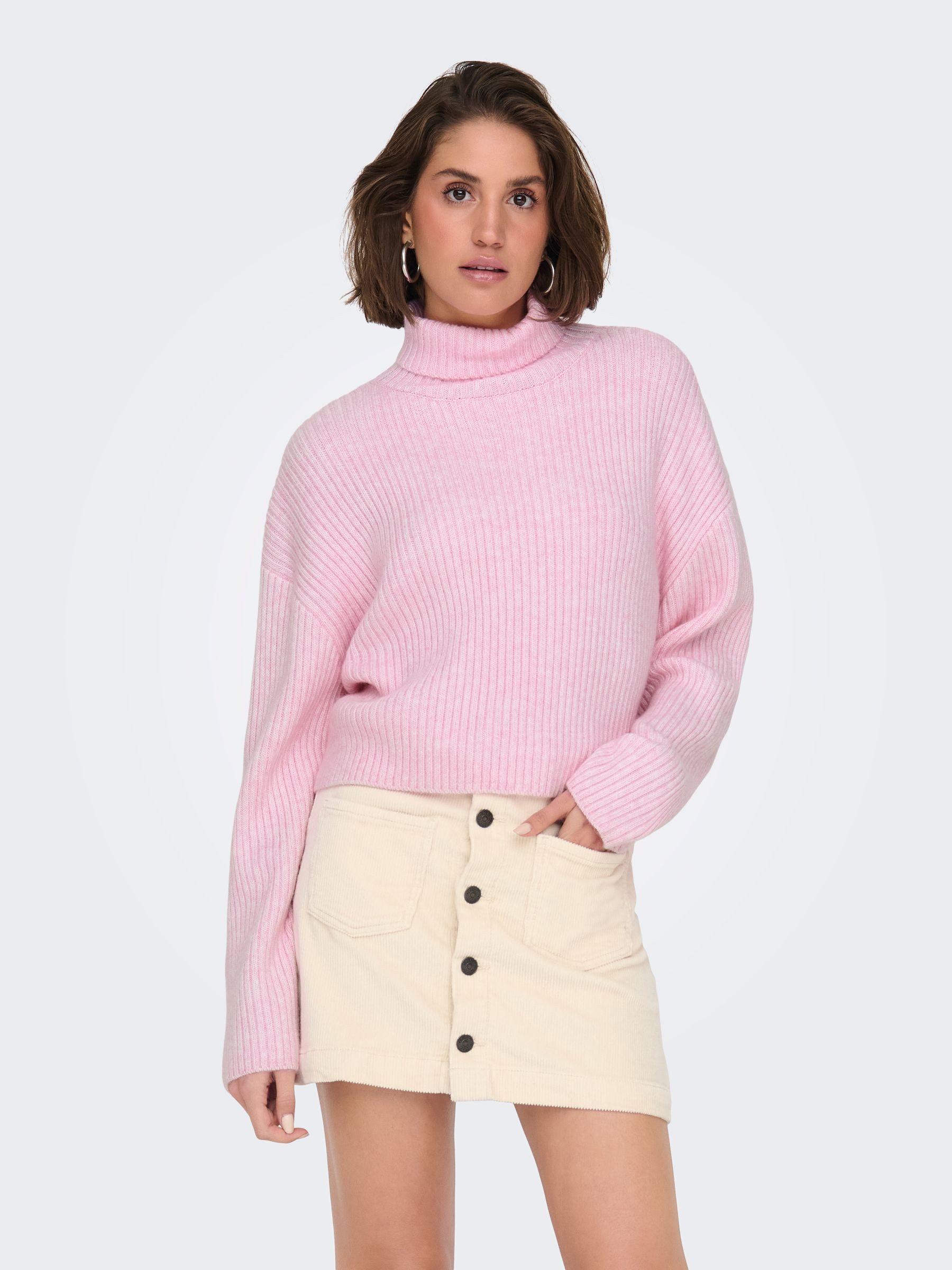 ONLY Strickpullover Strickpullover Rollkragen langarm ONLMELANIE günstig online kaufen