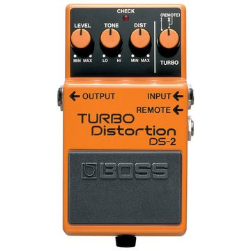 Boss by Roland E-Gitarre Boss DS-2 Turbo Distortion Effektgerät mit Kabel