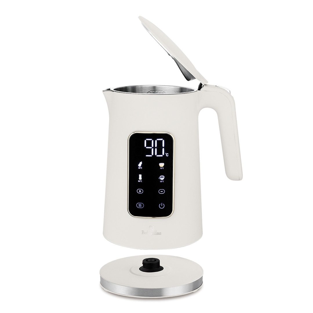 Berlinger Haus Wasserkocher mit digitalem Display 1,7 L, 1,7 l, 2200 W, Schnellaufheizfunktion, 4 Temperaturstufen
