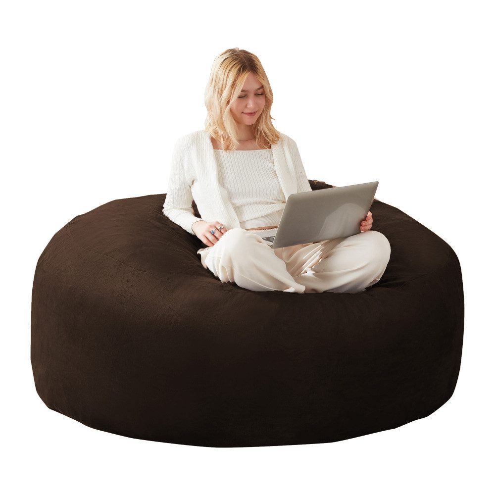 BBWL Sitzsack 5FT für Erwachsene XXL Bean Bag Stuhl weicher Lesesessel Schlafsofa, Sitzsack Sofa für Schlafzimmer Balkon Wohnzimmer