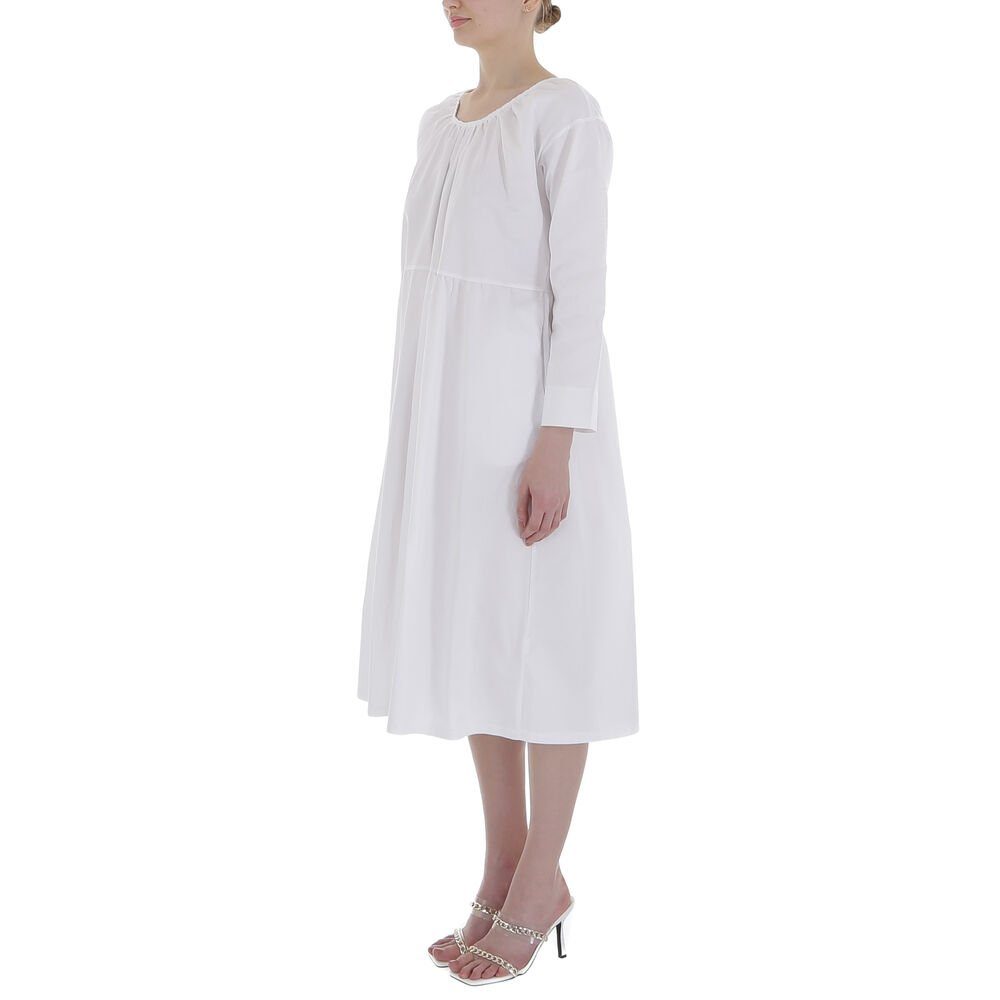 Ital-Design Sommerkleid Damen Boho/Hippie Sommerkleid in Weiß günstig online kaufen