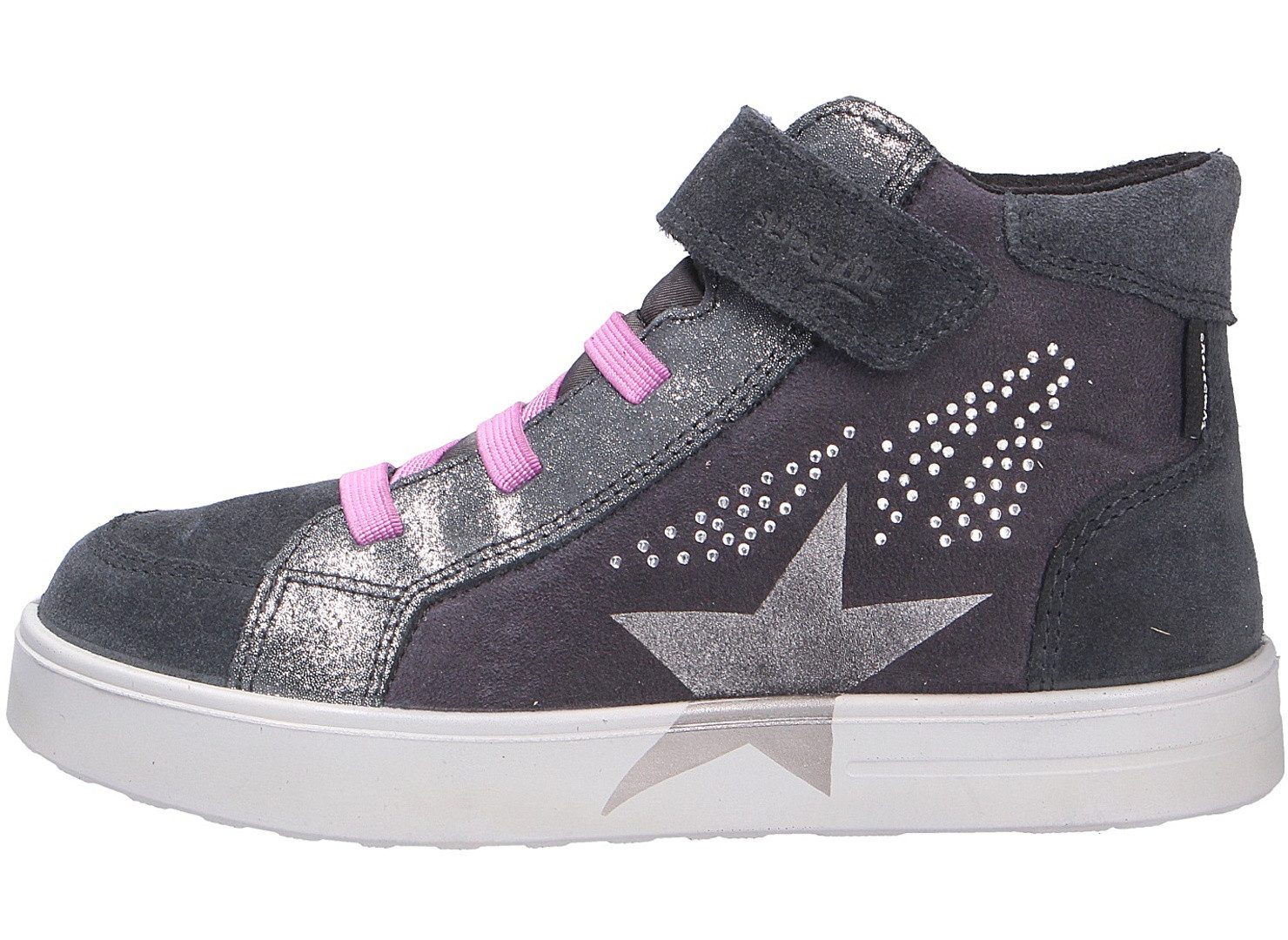 Superfit Superfit Mädchen Halbschuh grau Größe Klettschuh