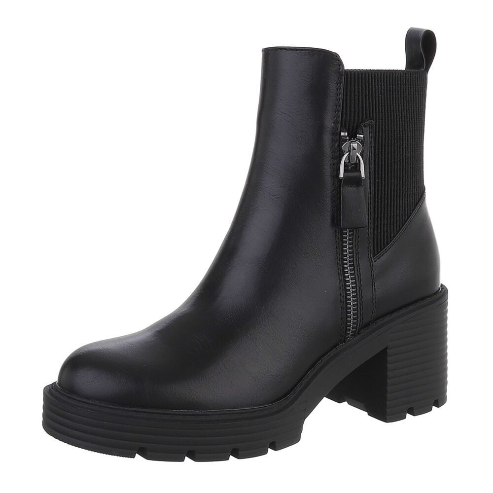 Ital-Design Damen Freizeit Plateaustiefelette (87283989) Blockabsatz High-H günstig online kaufen