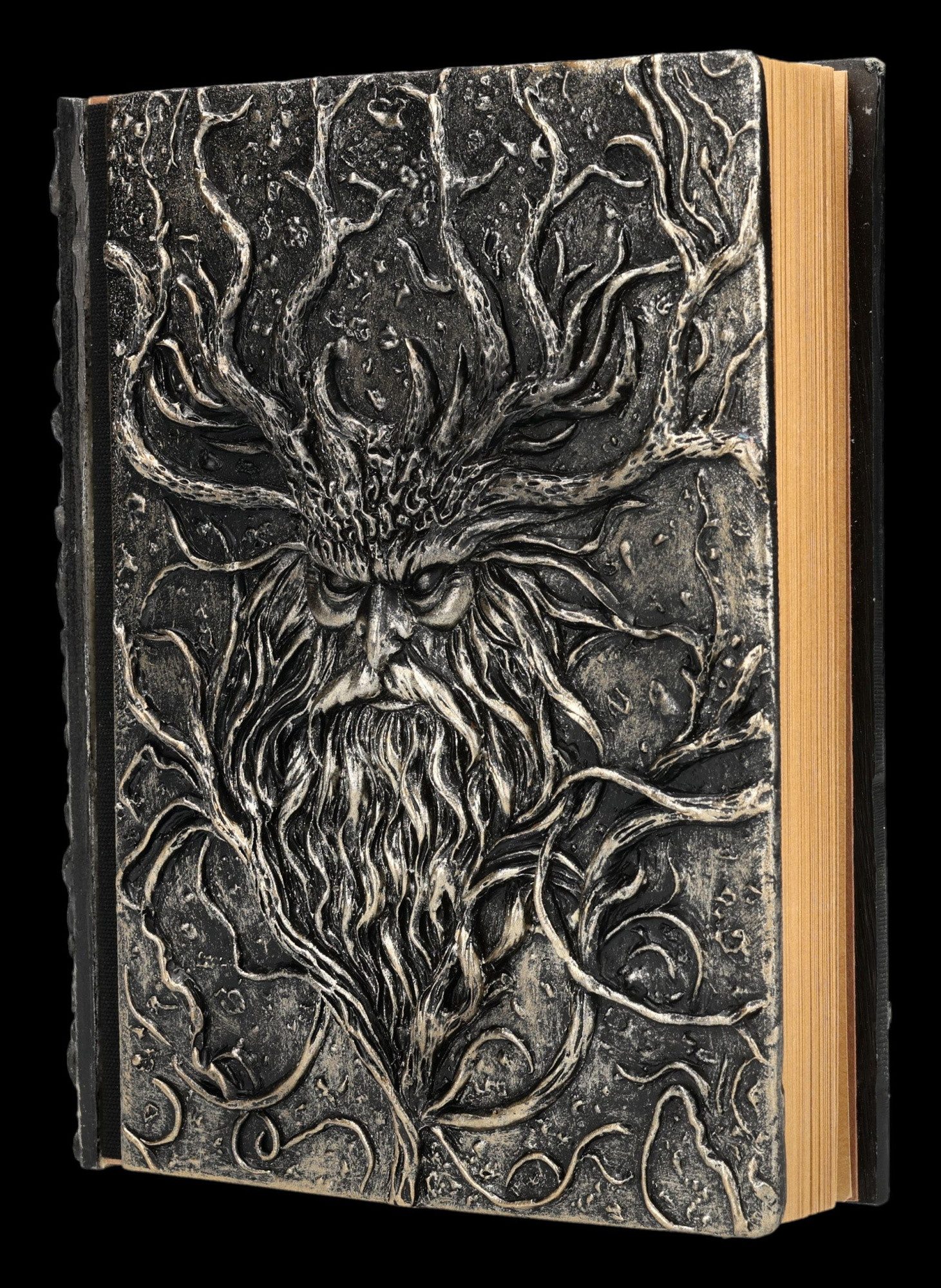 Figuren Shop GmbH Notizbuch Greenman Notizbuch – Forest Grimoire Buch der Natur & Magie 19 cm