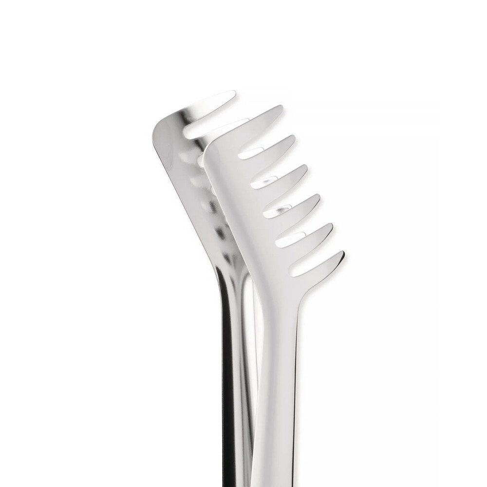 Alessi Spaghettizange Spaghettizange 502 19 cm Edelstahl poliert, Edelstahl, silber, spülmaschinenfest, 18/10 Edelstahl