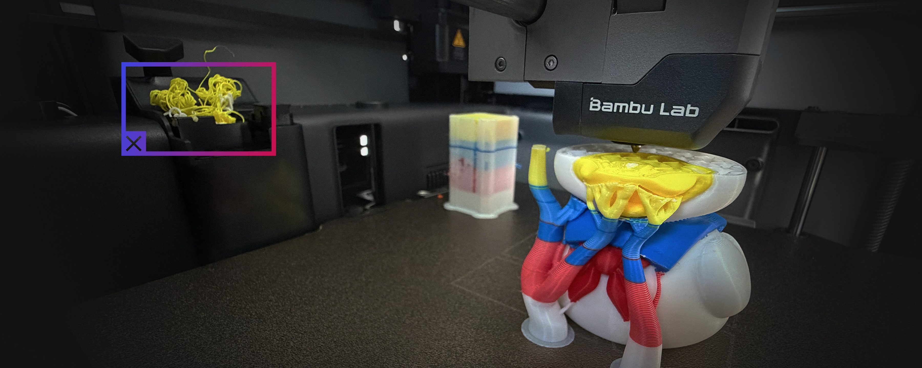 Bambu Lab 3D-Drucker Bambu Lab P2S Combo 3D Drucker & AMS 2 Pro, Vollautom. Hochgeschw.-CoreXY-System mit AMS Pro 2