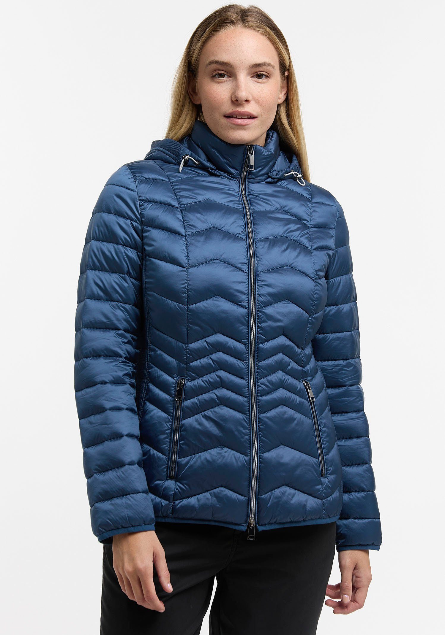 Barbara Lebek daunenfrei denim Steppjacke