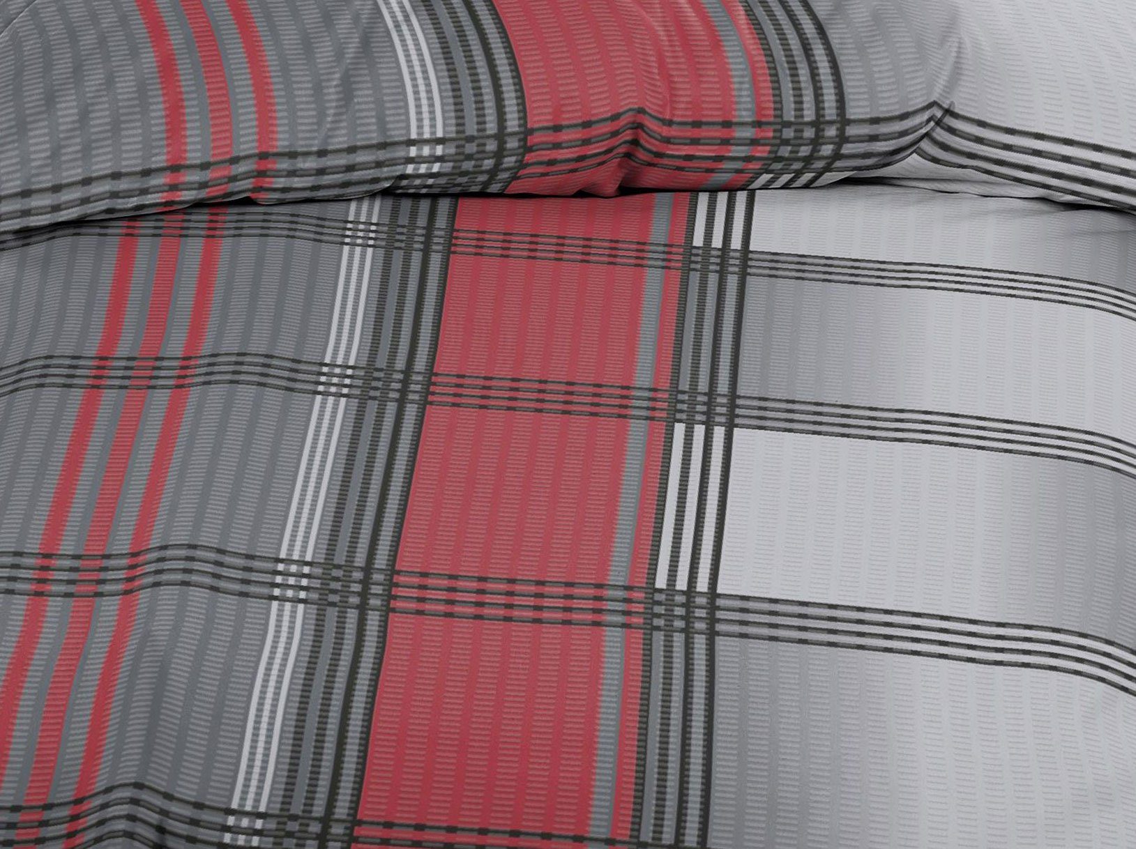 Casa Colori Bettwäsche Seersucker Bettwäsche Garnitur günstig online kaufen