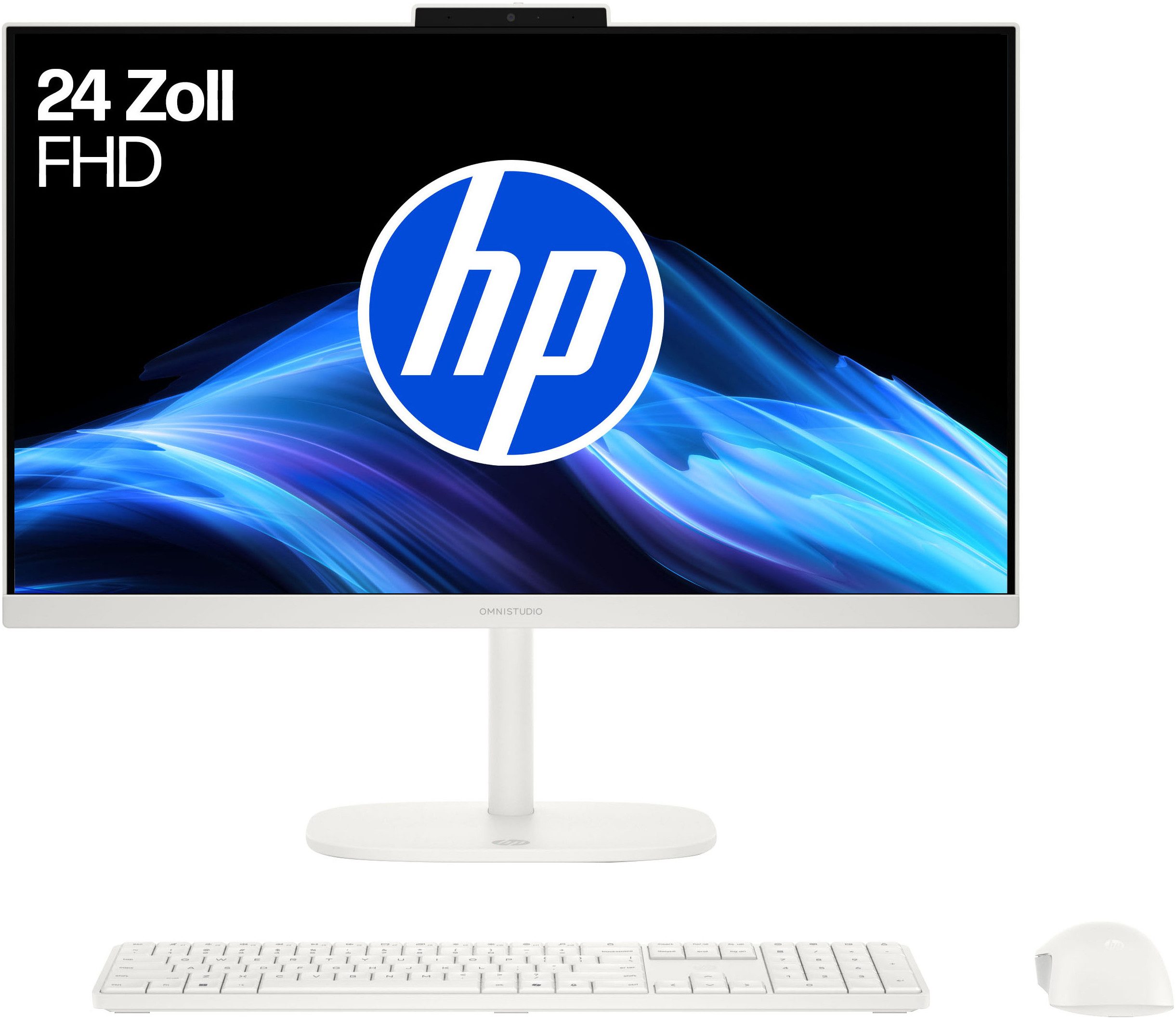 HP 24-cu0211ng All-in-One PC (23,8 Zoll, Intel N150, Intel Graphics, 8 GB RAM, 512 GB SSD)
