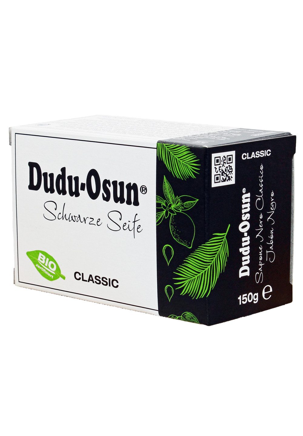 Dudu-Osun Handseife schwarze Seife, Classic aus Afrika Bio Zertifiziert mit Parfüm 150 g