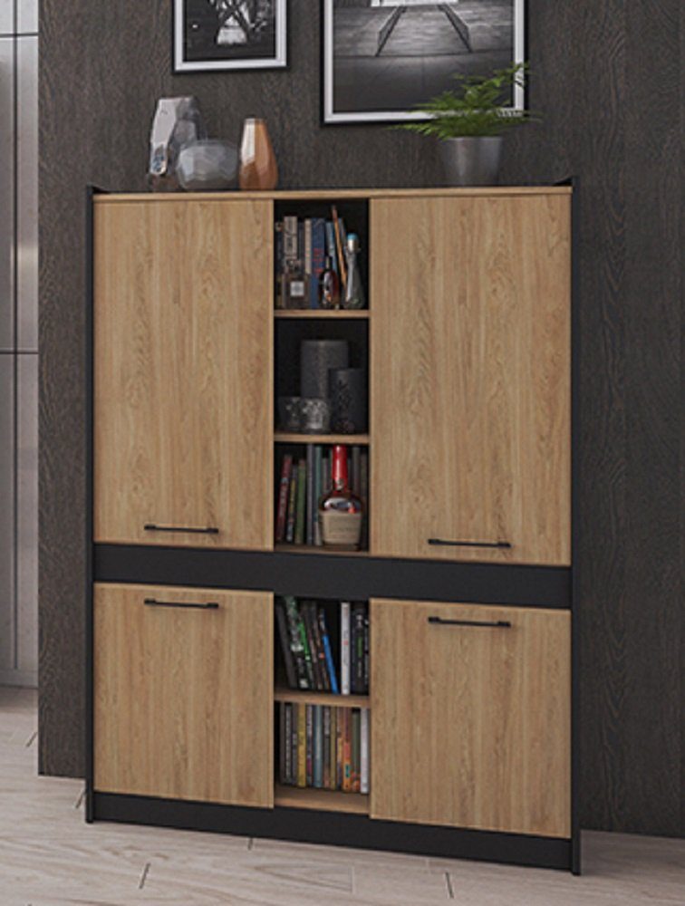 Feldmann-Wohnen Highboard STENLY (Kommode), B/T/H: 104 cm x 45 cm x 152 cm