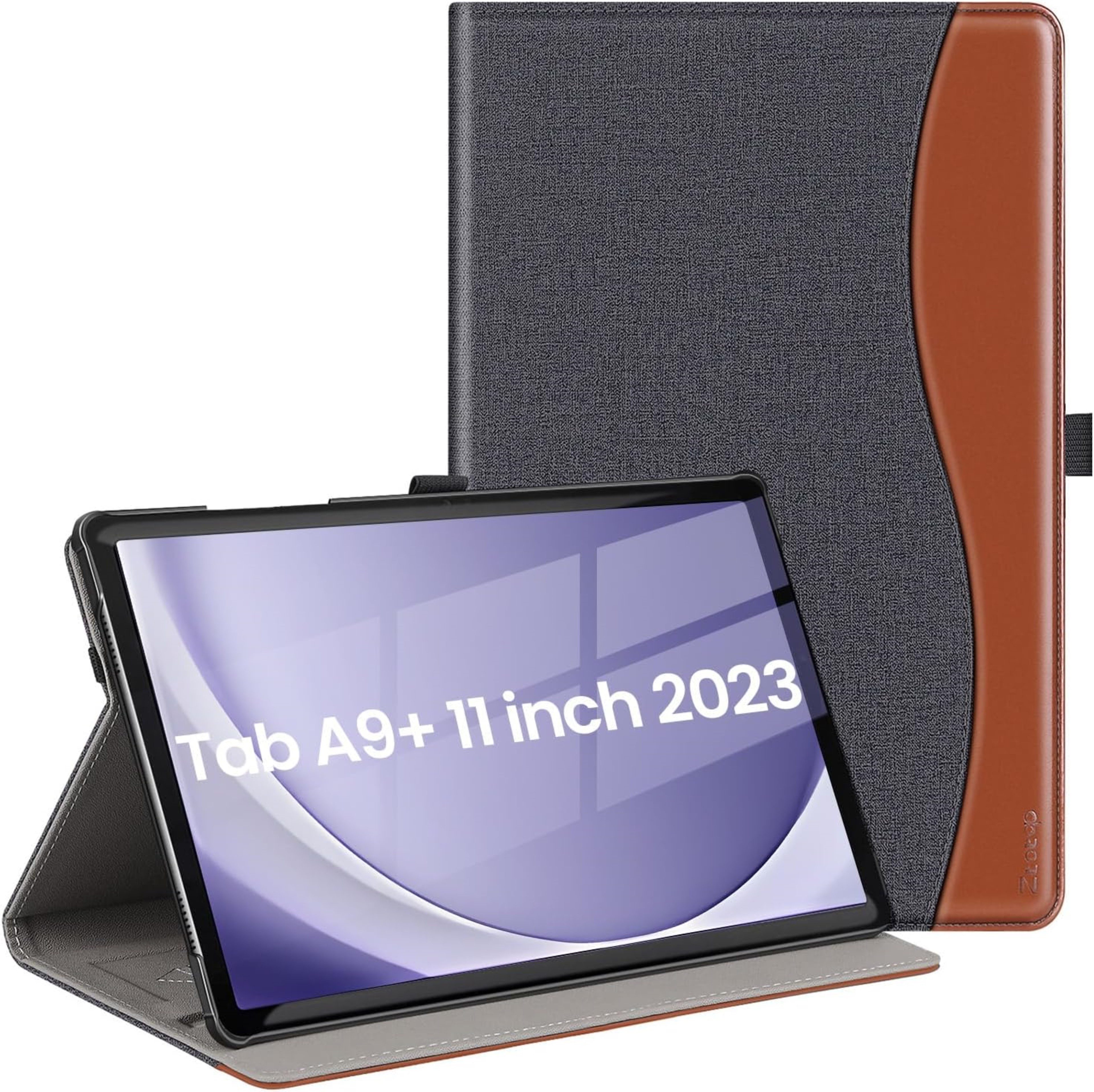 ZtotopCases Tablet-Hülle Galaxy Tab A9 Plus 11 Zoll 2023 mit Kartenfach & Stifthalter 11 Zoll, praktischer Schutz für Galaxy Tab A9+