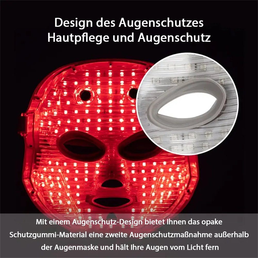 Frauen für & Falten –lindert LED-Gesichtsmaske:Perfektes Akne Dermaroller TUABUR Geschenk