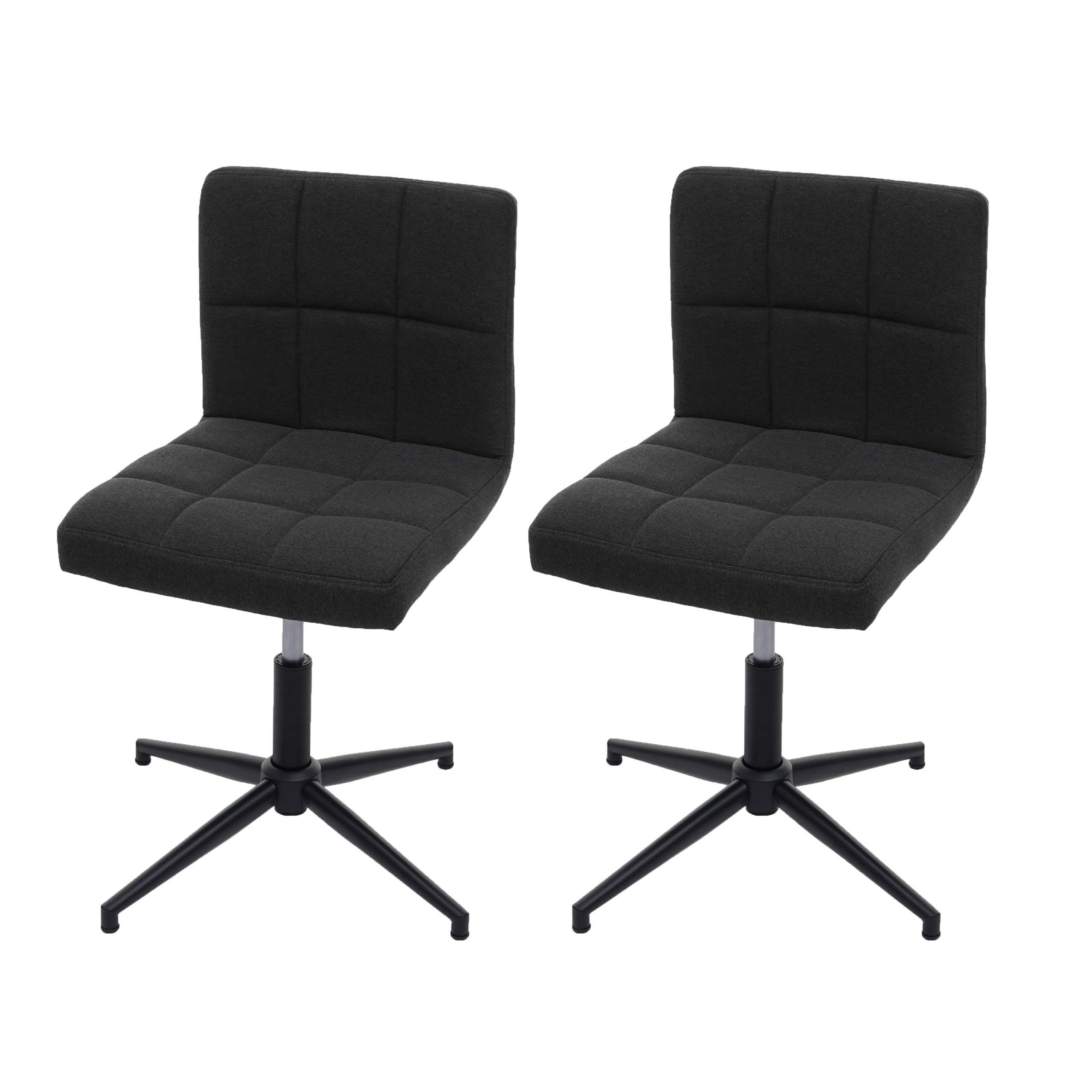 MCW Esszimmerstuhl Cadiz II-2 (Set, 2 St), 2er-Set, Um 360° drehbar, höhenverstellbar, Retro 130 kg belastbar