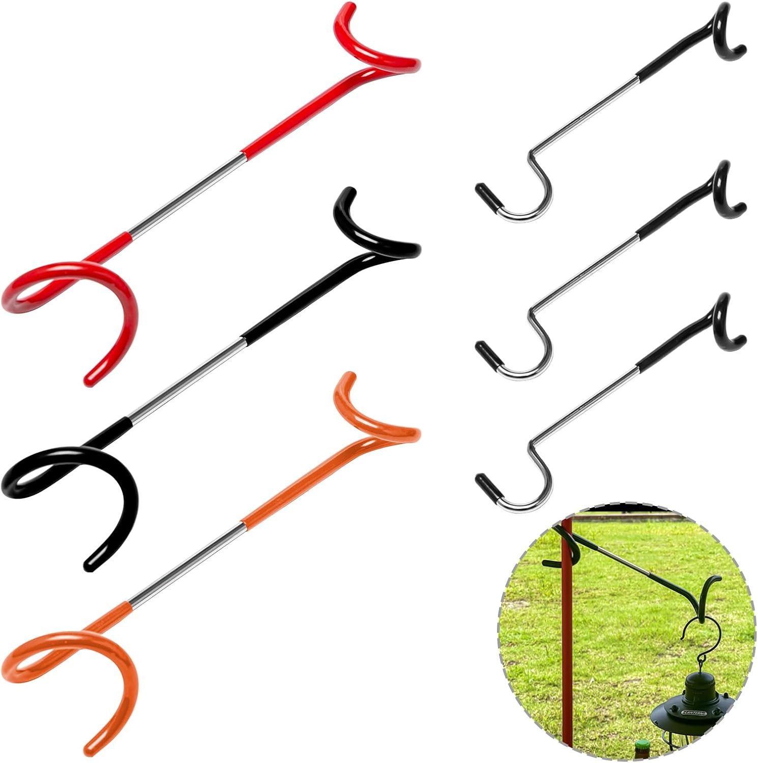 FELIXLEO Zeltstange 6er Set Laternenhaken für Camping Zeltstangen, (1-St)