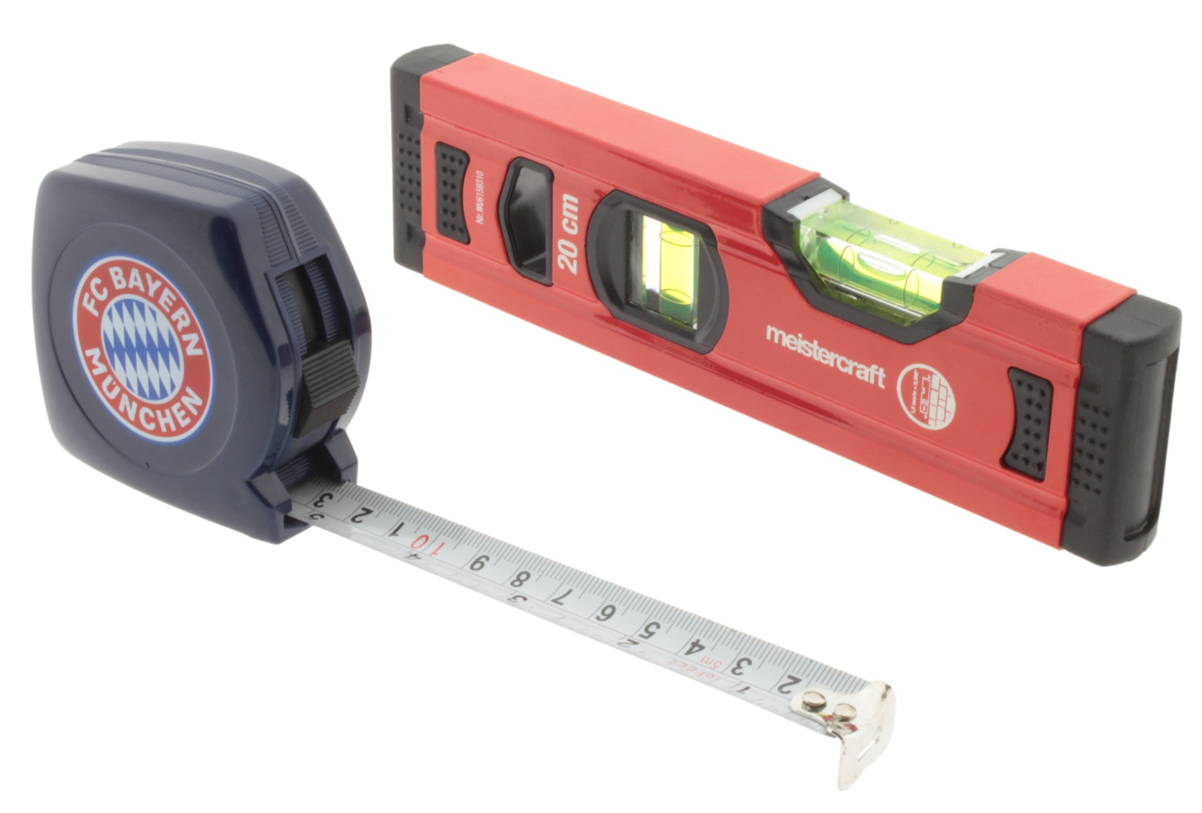 Wasserwaage FC Bayern München + MEISTER Craft Messwerkzeugset Wasserwaage u günstig online kaufen
