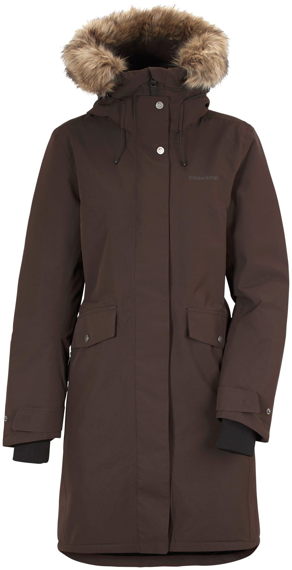 Parka Damen Didriksons 3 Didriksons W Erika Brown Chocolate Parka Parka