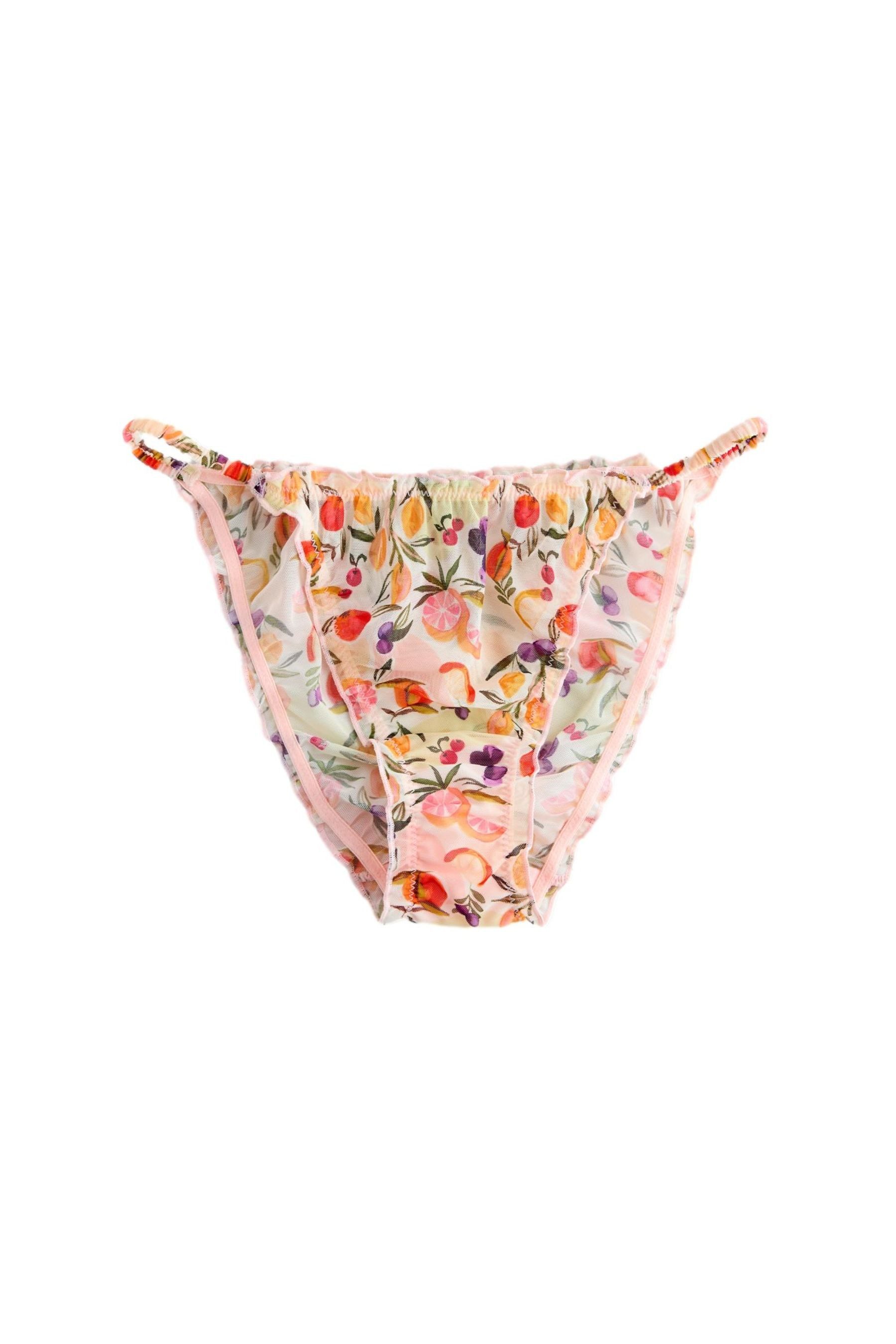 Tanga Mesh-Tanga mit Print