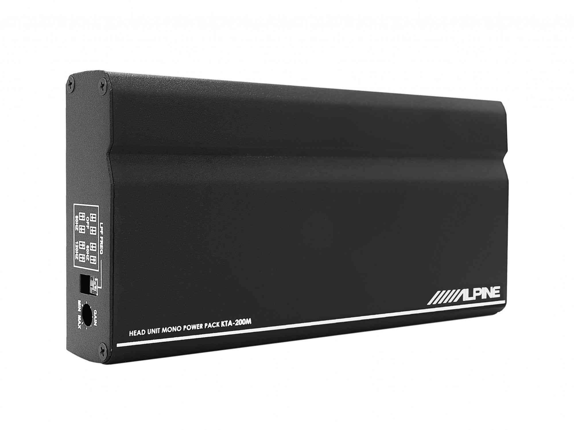 ALPINE KTA-200M Monoblock mit PowerStack-Kompatibilität 1x 400 W Endverstärker (Anzahl Kanäle: 1)