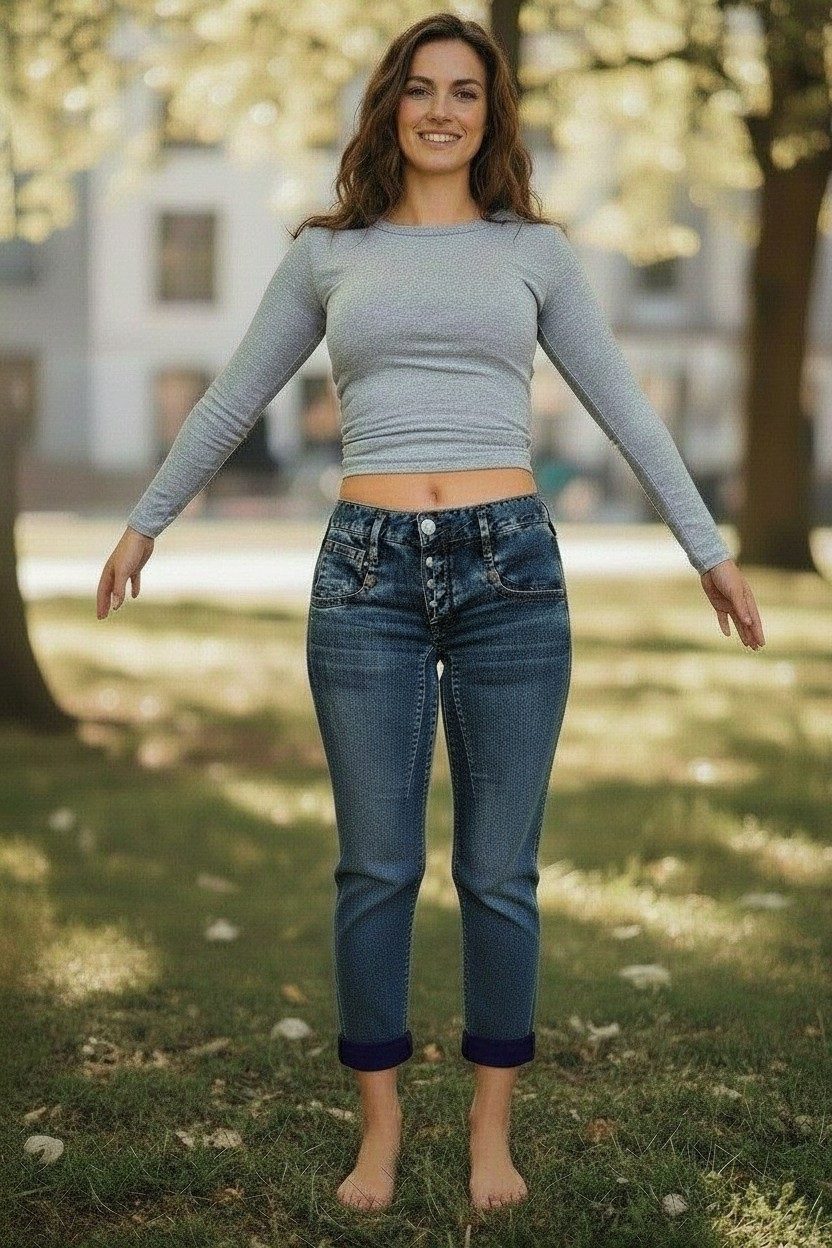 Herrlicher Boyfriend-Jeans Herrlicher, Shyra Tap Jeans - Denim Light halbverdeckte Knopfleiste