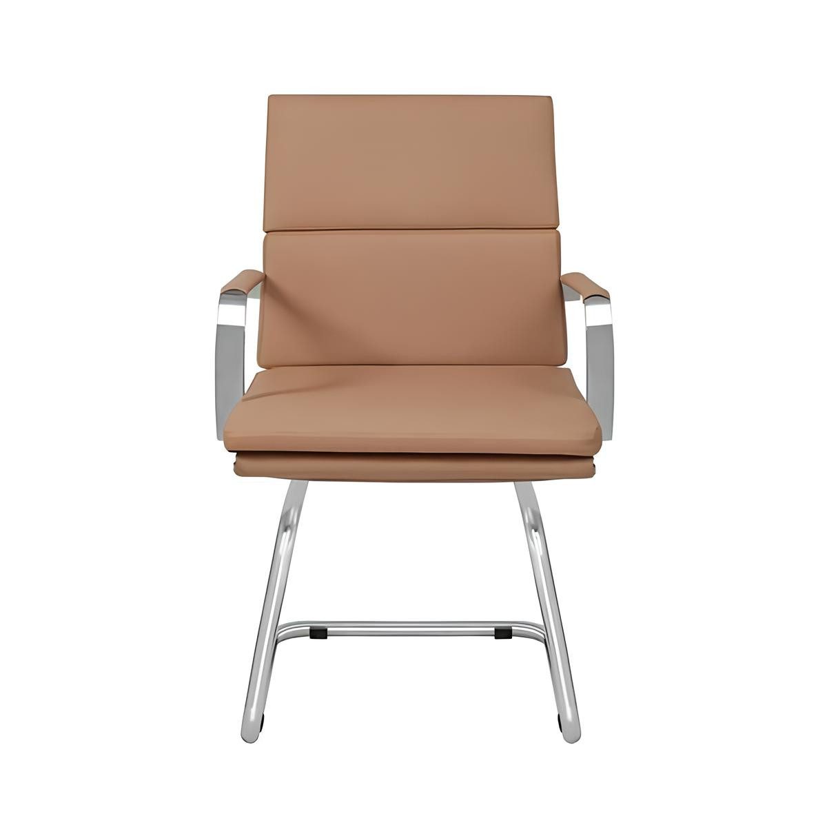 JVmoebel Bürostuhl Eleganter Lederstuhl in Naturfarbe für moderne Büros (1 St), Made in Europa