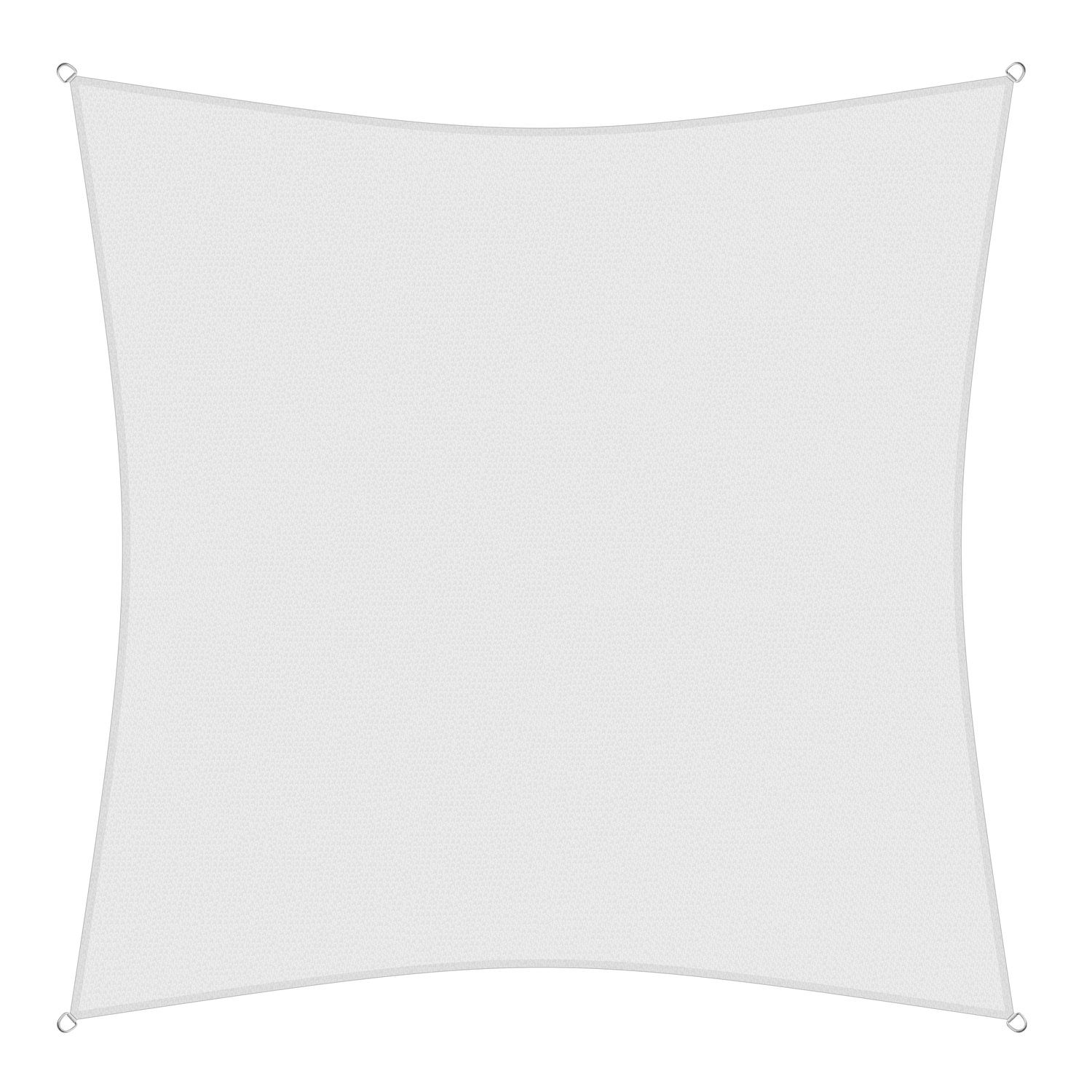 sunprotect Sonnensegel 3,6 x 3,6 m Quadrat, ideal für Garten, Balkon & Terrasse