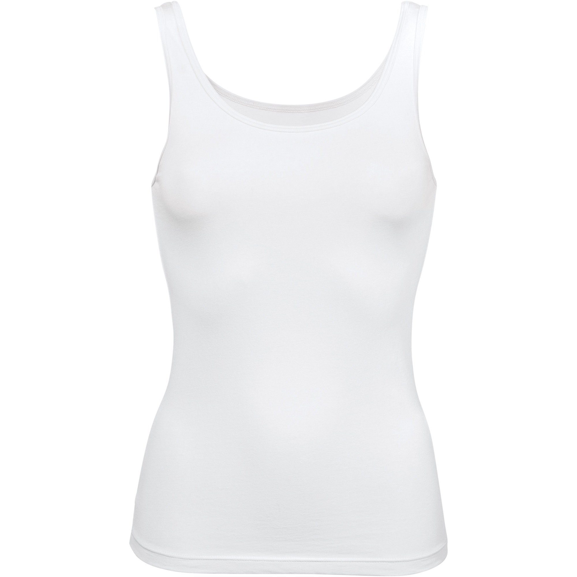 Erwin Müller Unterhemd Damen-Unterhemd 2er-Pack Single-Jersey Uni