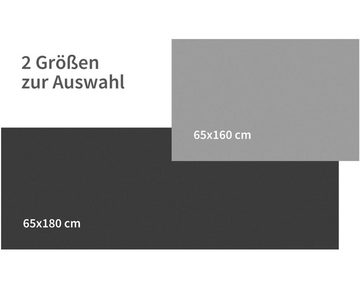 Fußmatte SOFT VINTAGE Bodenbelag Kachel Polyester grau weiß 65x100 cm, matches21 HOME & HOBBY, rechteckig, Höhe: 2.2 mm