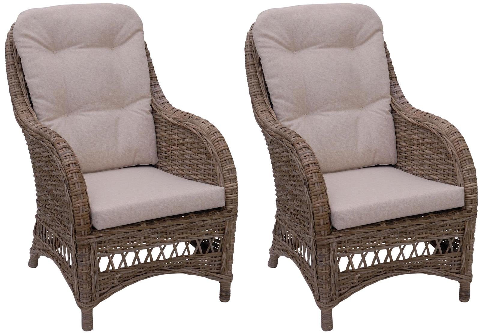 Krines Home Sessel 2er Set Rattansessel günstig online kaufen