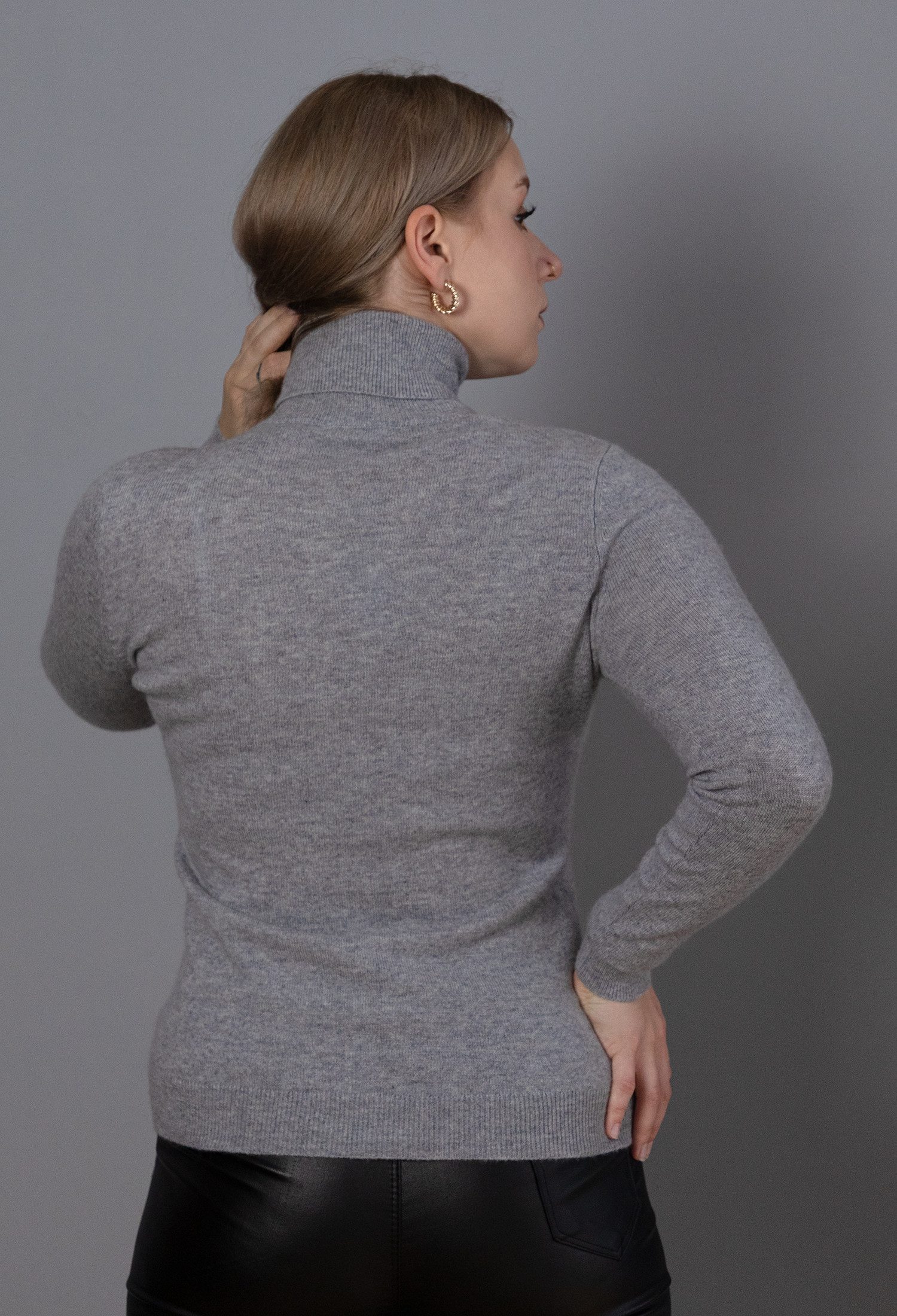 Ariun Kaschmirpullover Rollkragen günstig online kaufen