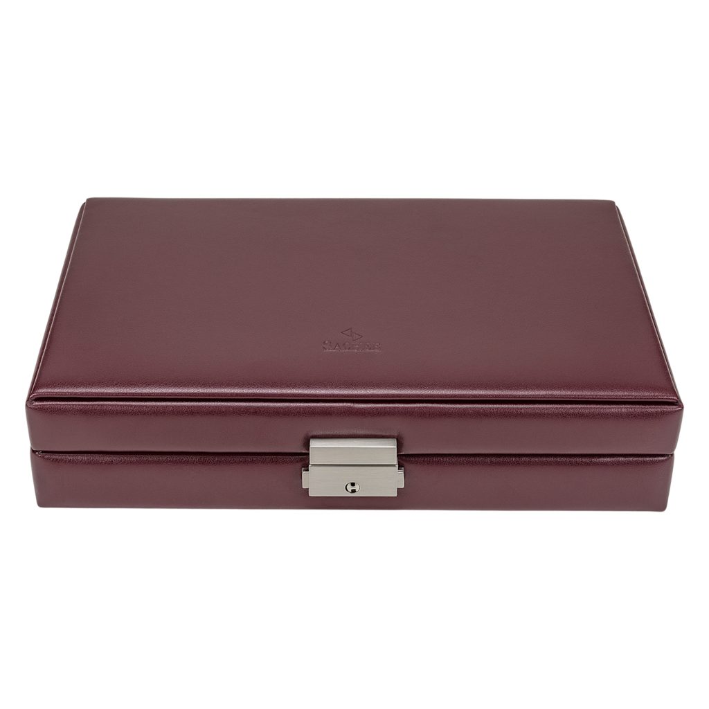 Sacher Schmuckkasten Ring- und Sammleretui, Handgefertigt in Deutschland