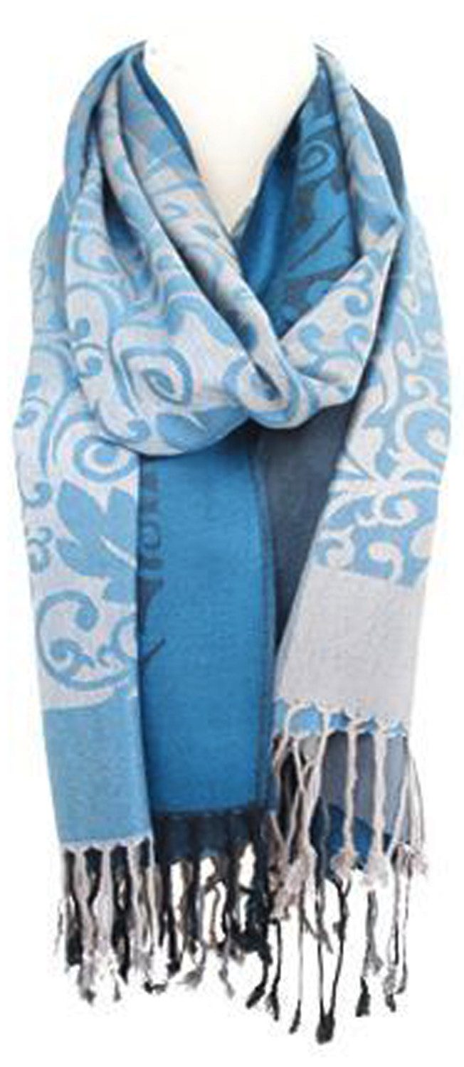 chic4home Schal Dreamy Flair, (1-St. 1-teilig), Damen Schal Stola eleganter Longschal florale Motive